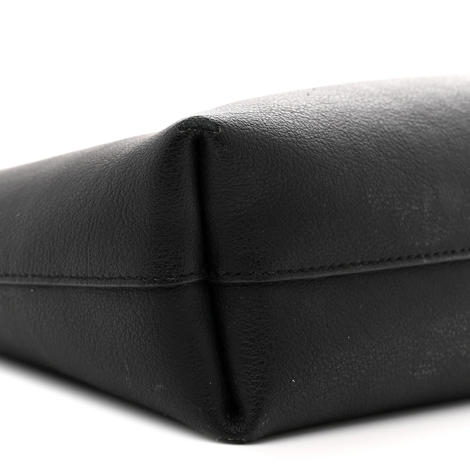 Calfskin Toy Shopping Tote Black - Top Club