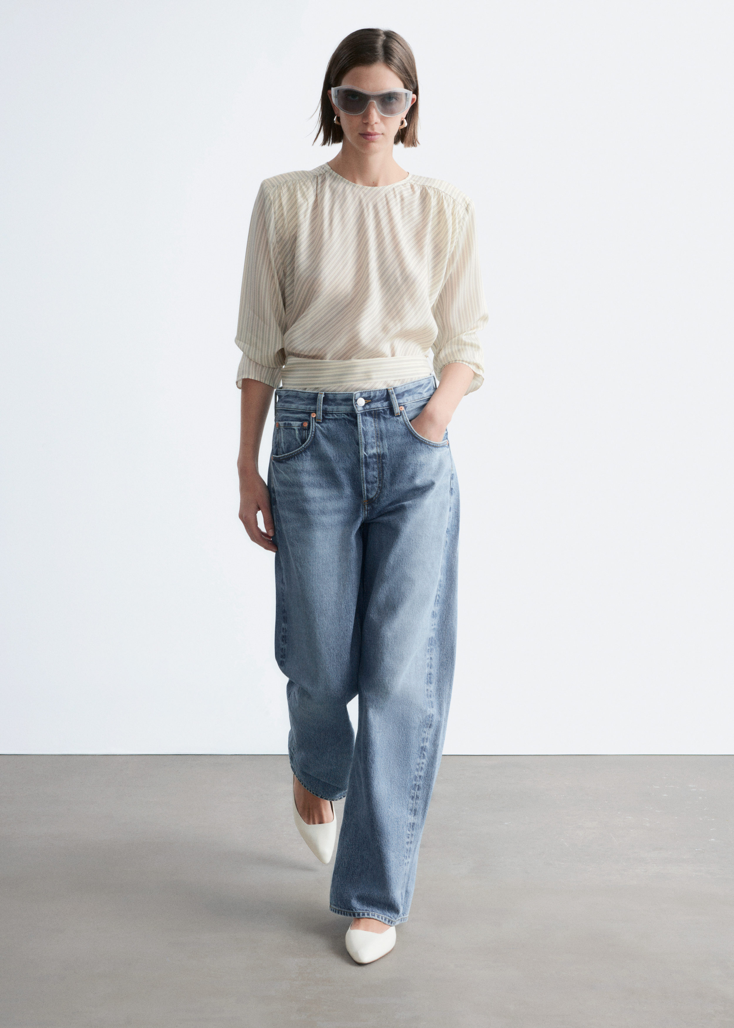 & Other Stories BARREL-LEG JEANS