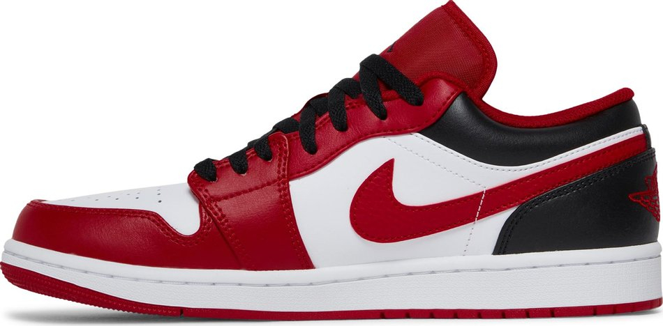 Air Jordan 1 Low  Reverse Black Toe  553558-163 - Sneaker Replica Workshop