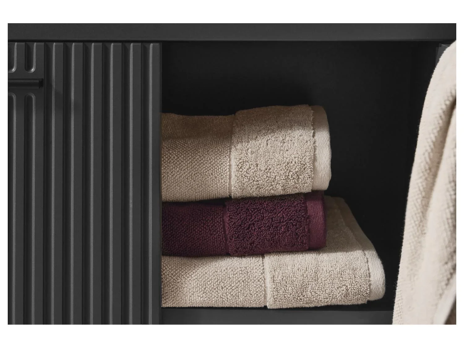 LIVARNO home Lot de 2 serviettes ponge
