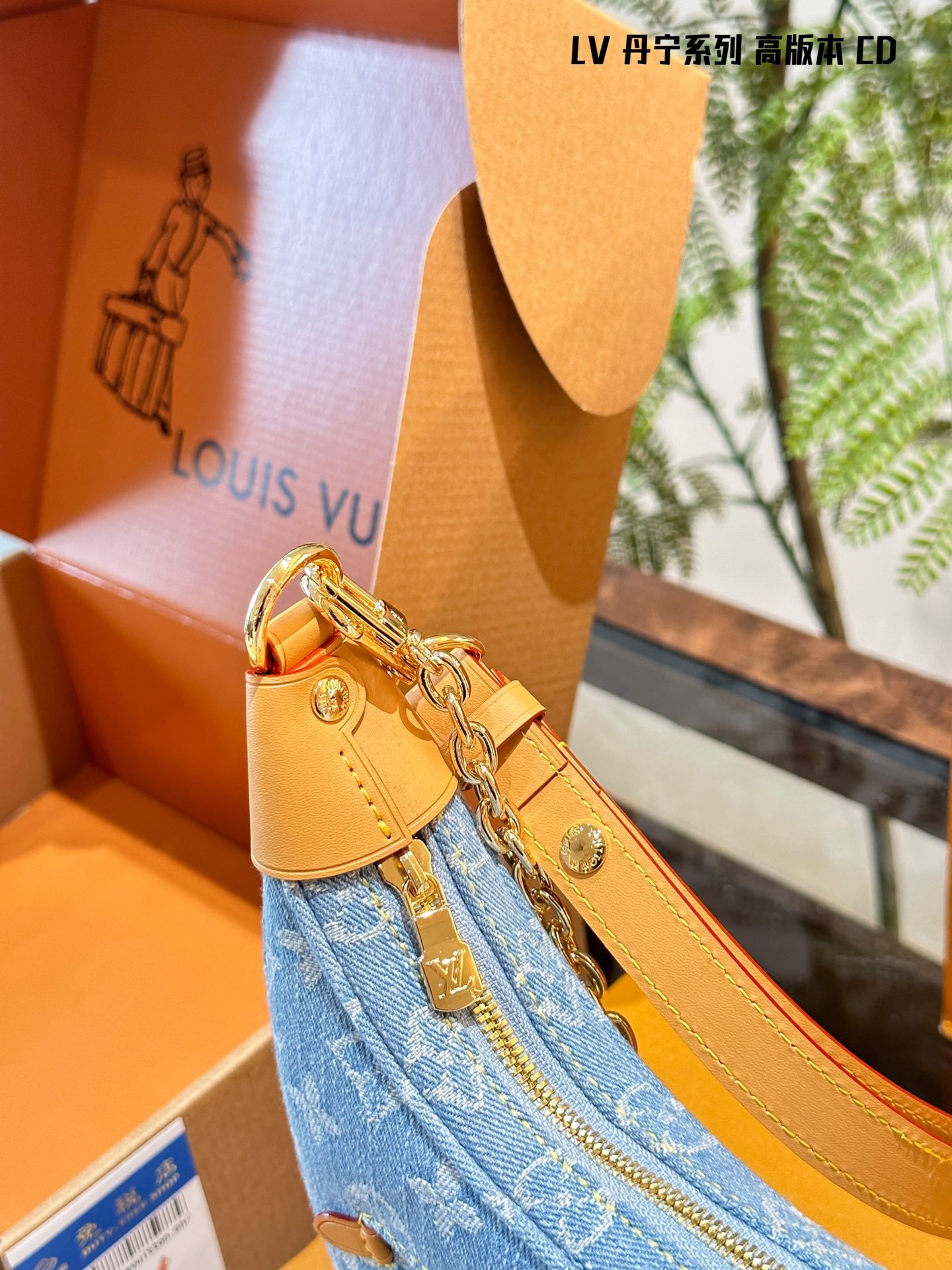 louis new arrival denim nano loop bag small size - Top Club