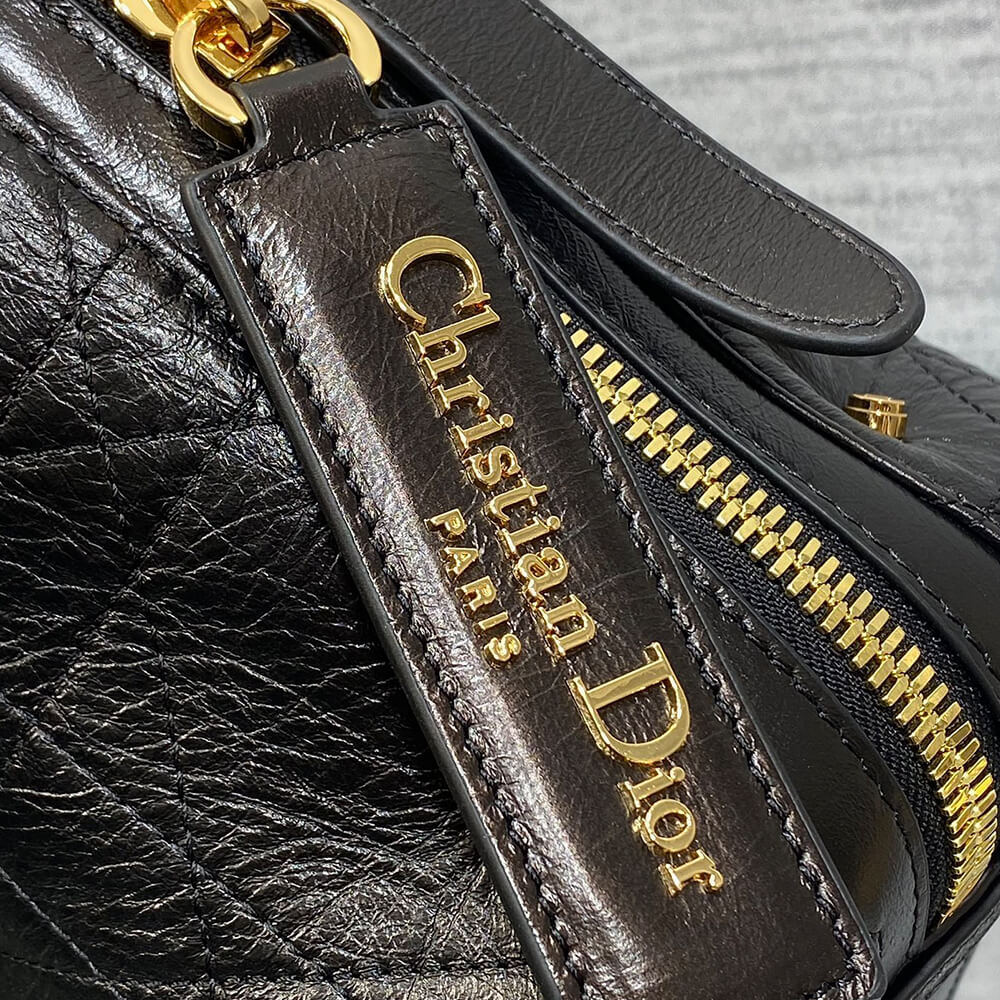 Small D-Journey Bag in Shiny Goatskin(HIGH-END GRADE) - Top Club