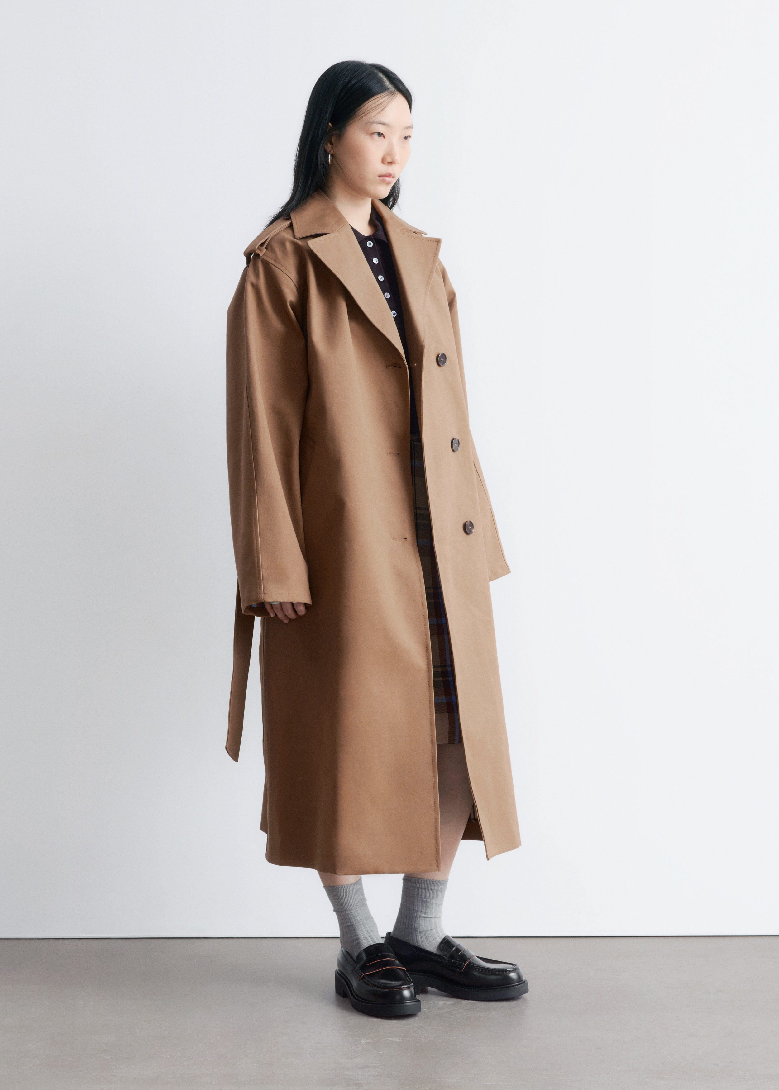 & Other Stories CHUNKY LEATHER LOAFERS