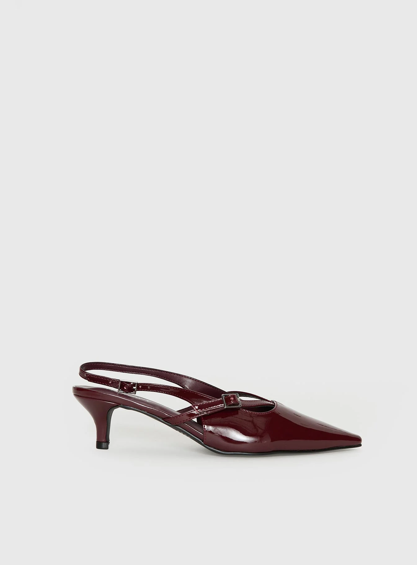 Therapy Irving Slingback Heels Burgundy