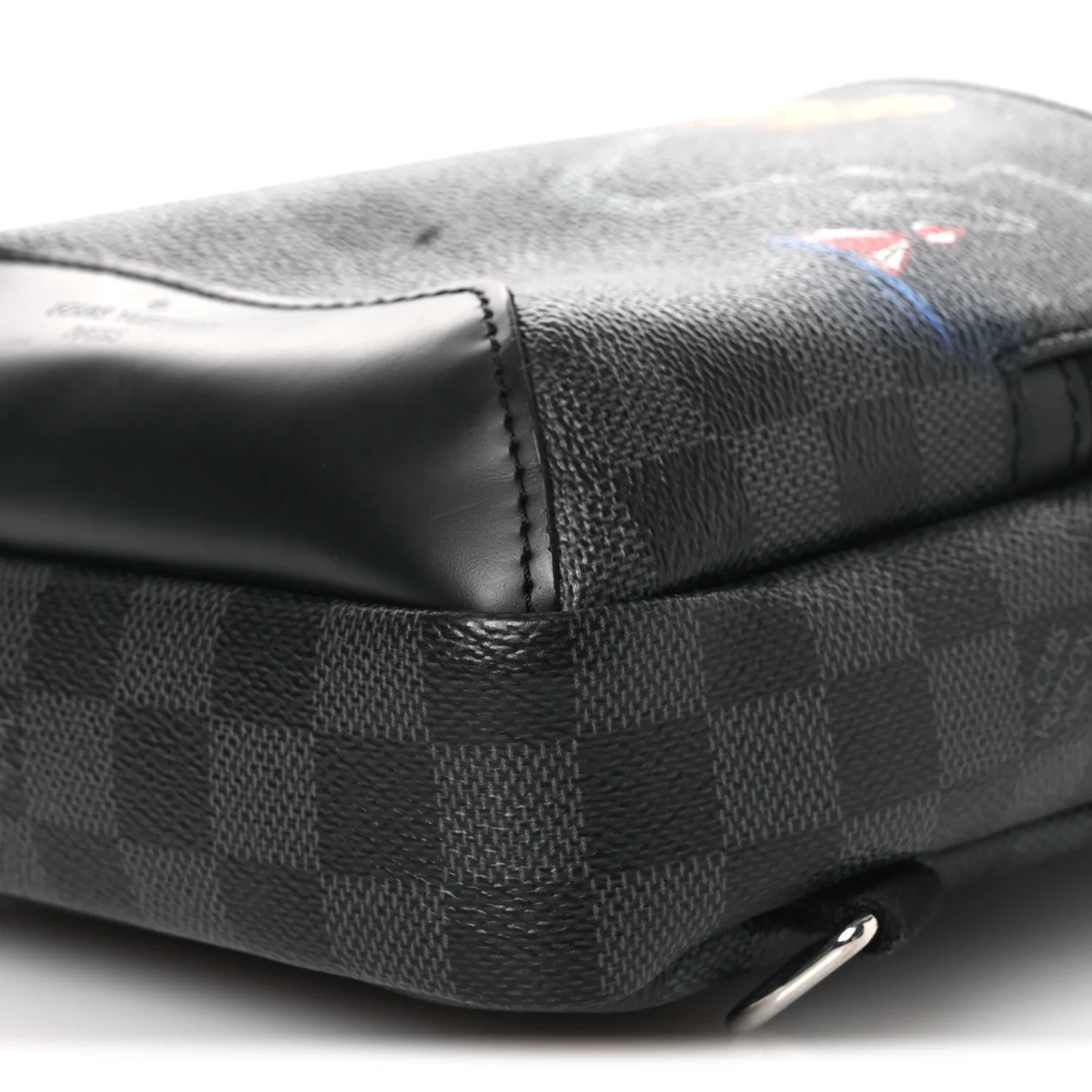 Damier Graphite World Map Avenue Sling Backpack - Top Club