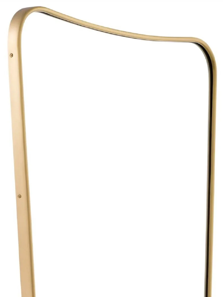 Luxury wall mirror brass 67.5 x 3.5 x H. 159 cm - Rectangular mirror - Living room mirror - Bedroom mirror - Cloakroom mirror - Luxury furniture - Luxury interior