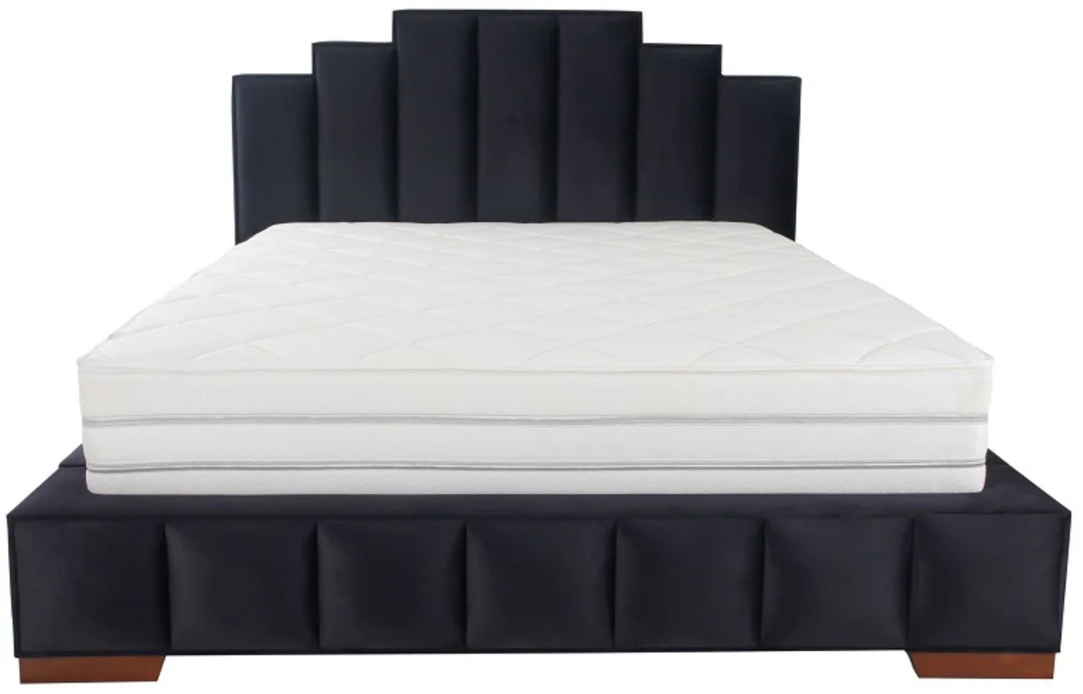 Luxury Double Bed Purple / Brown - Various Sizes - Modern Bed with Mattress - Bedroom Furniture