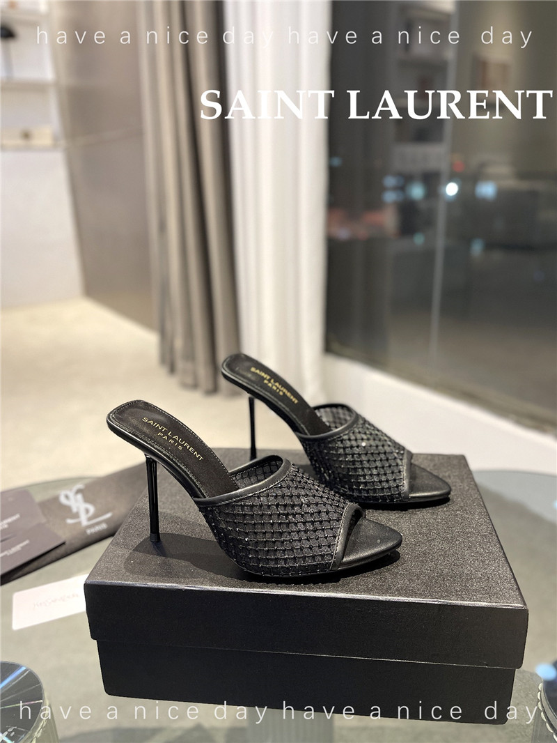 YSL high heel stiletto slippers - Sneaker Replica Workshop