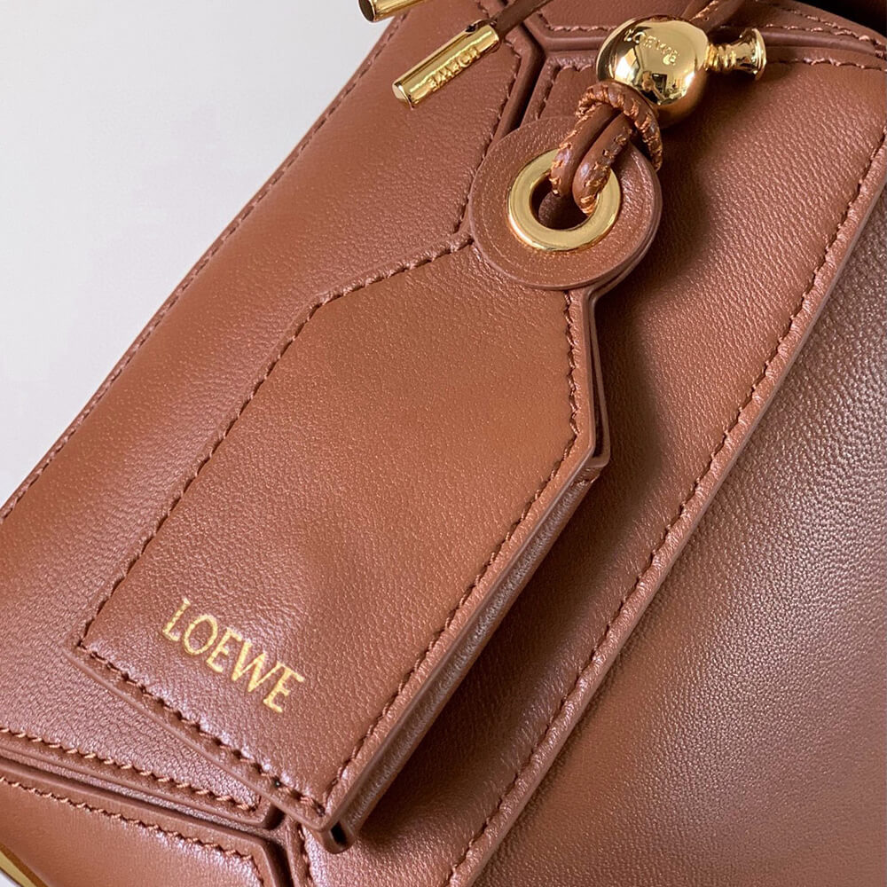 Loewe Small Featherlight Puzzle bag in nappa lambskin(HIGH-END GRADE) - Top Club