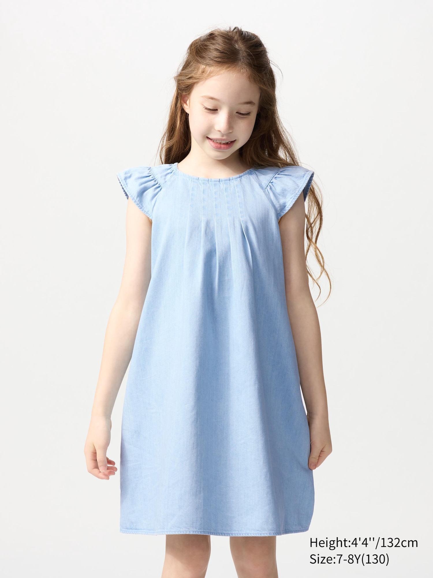 GIRLS Denim Short Sleeve Dress