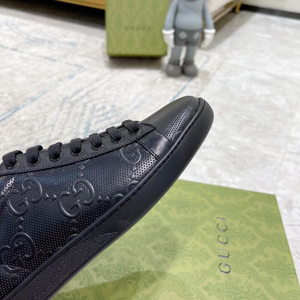 Men s Ace GG embossed sneaker - Top Club