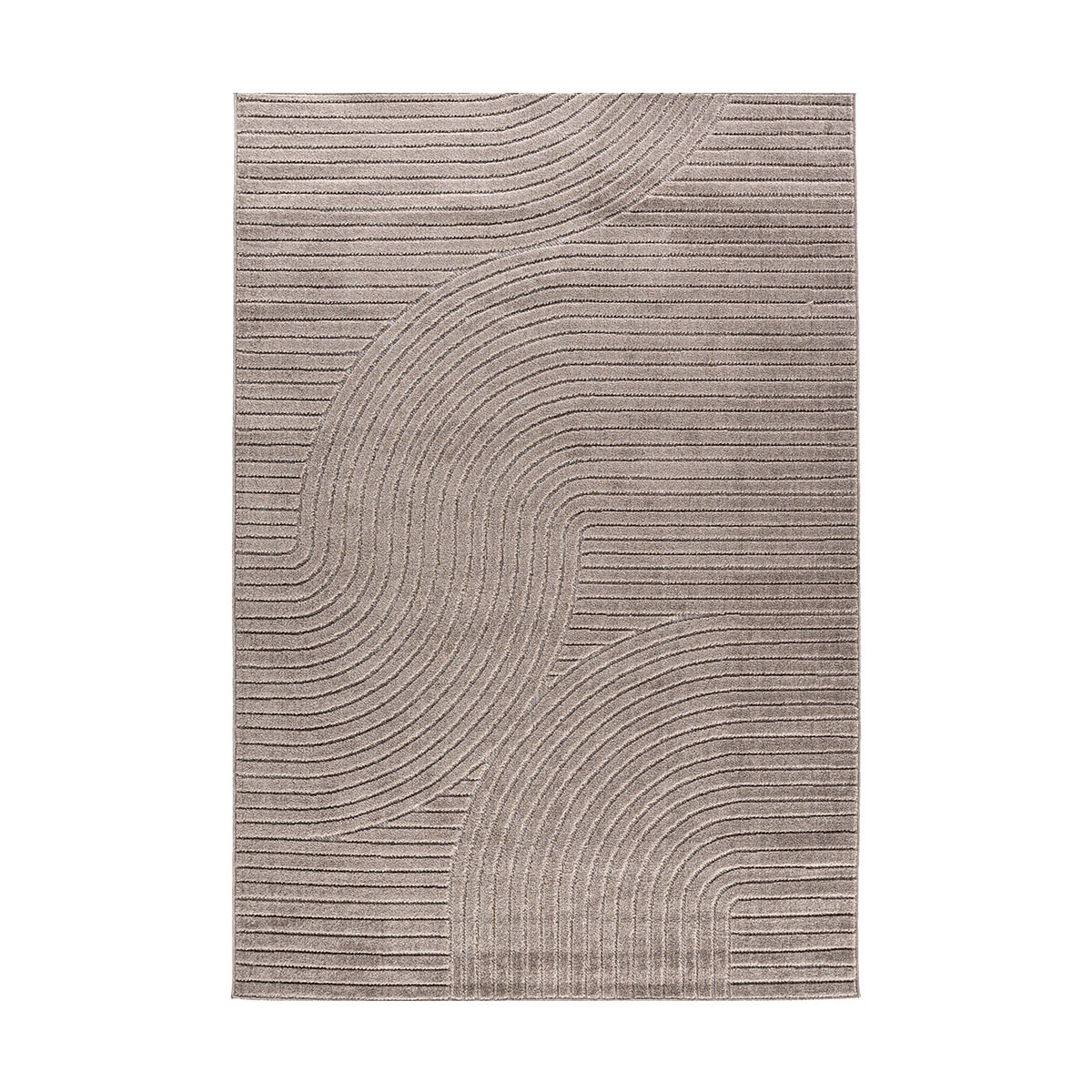 Vloerkleed Misha Bruin - 230 x 160 cm