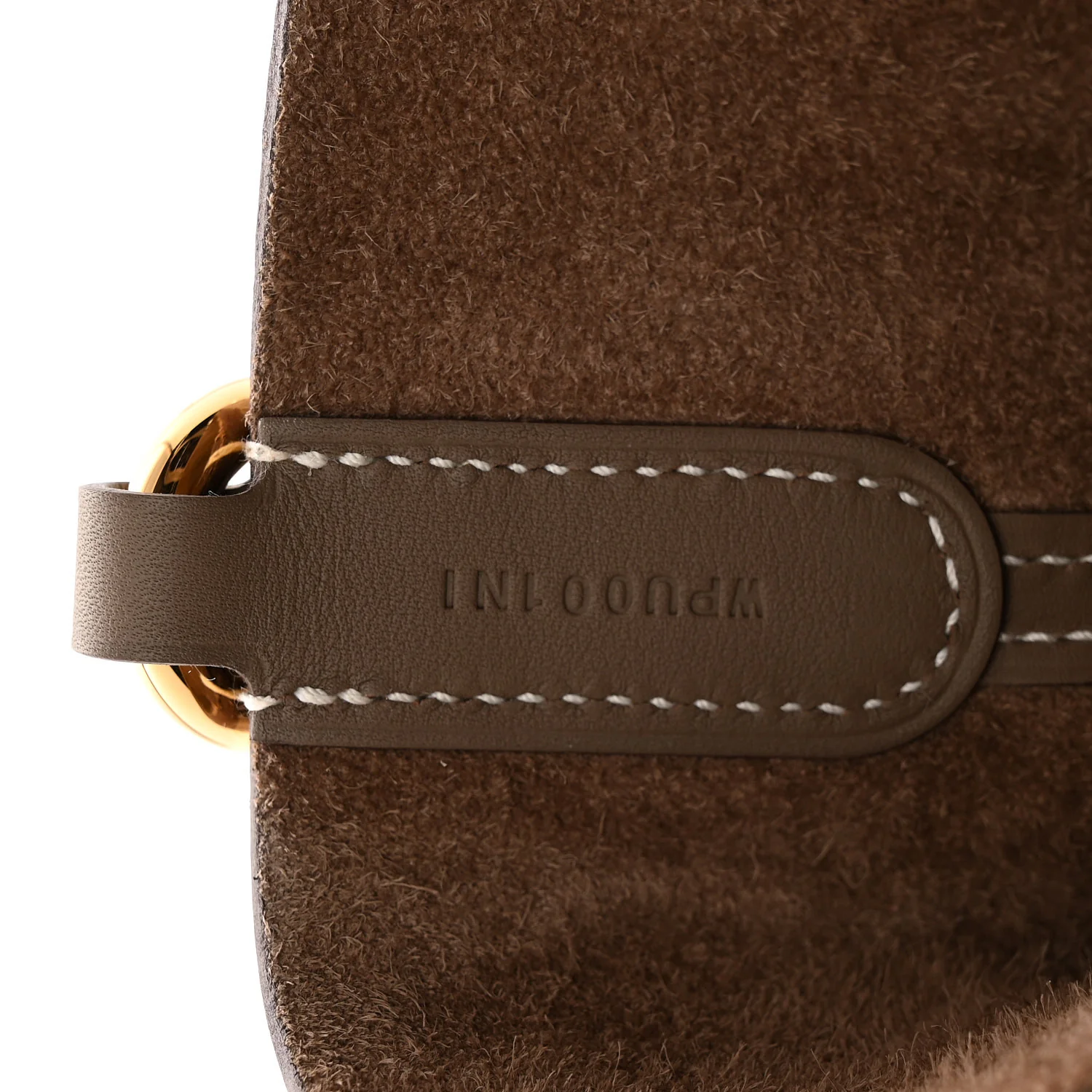 Taurillon Clemence Swift In-The-Loop 18 Bag Etoupe - Top Club