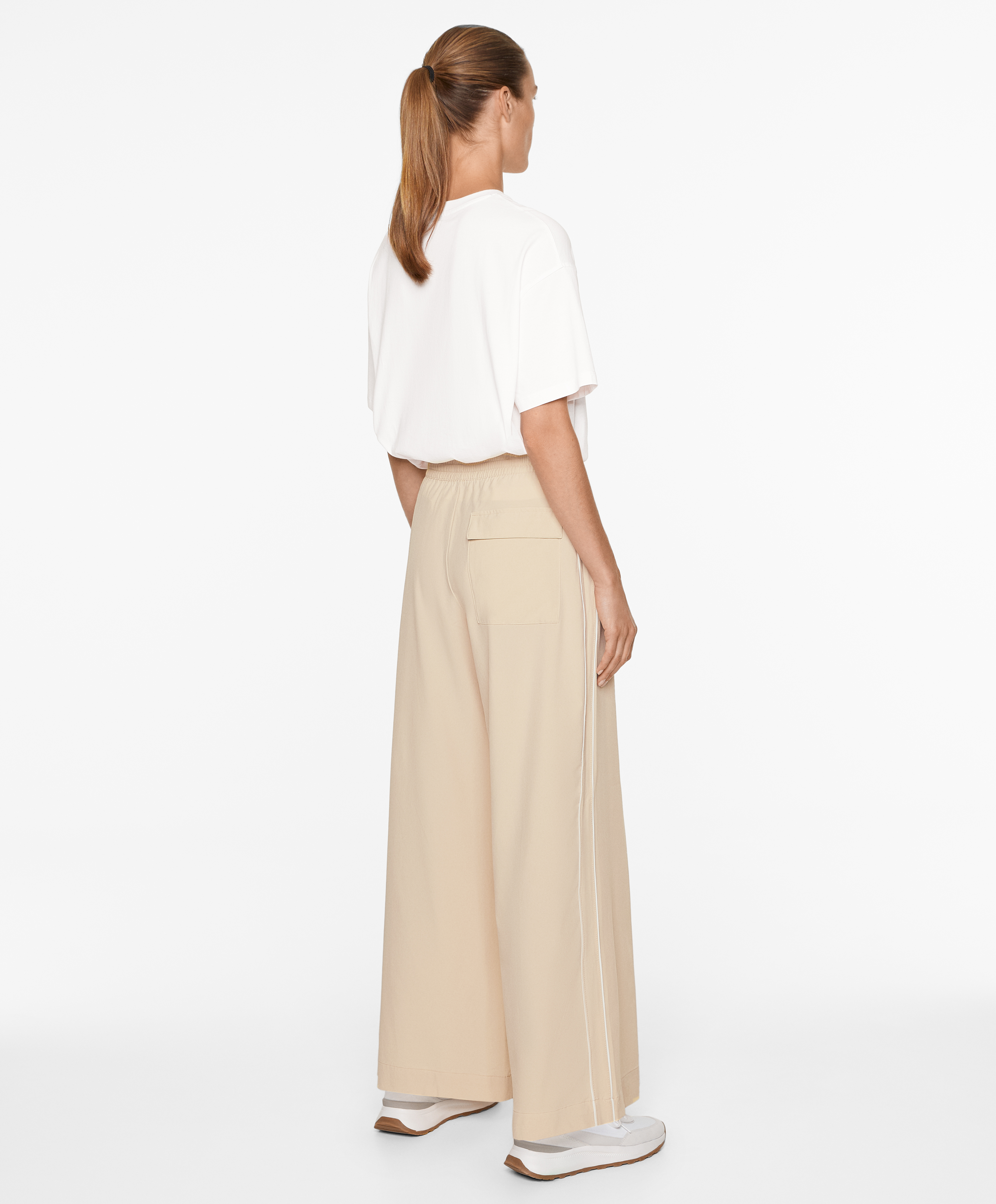 OYSHO Water-repellent straight-leg trousers