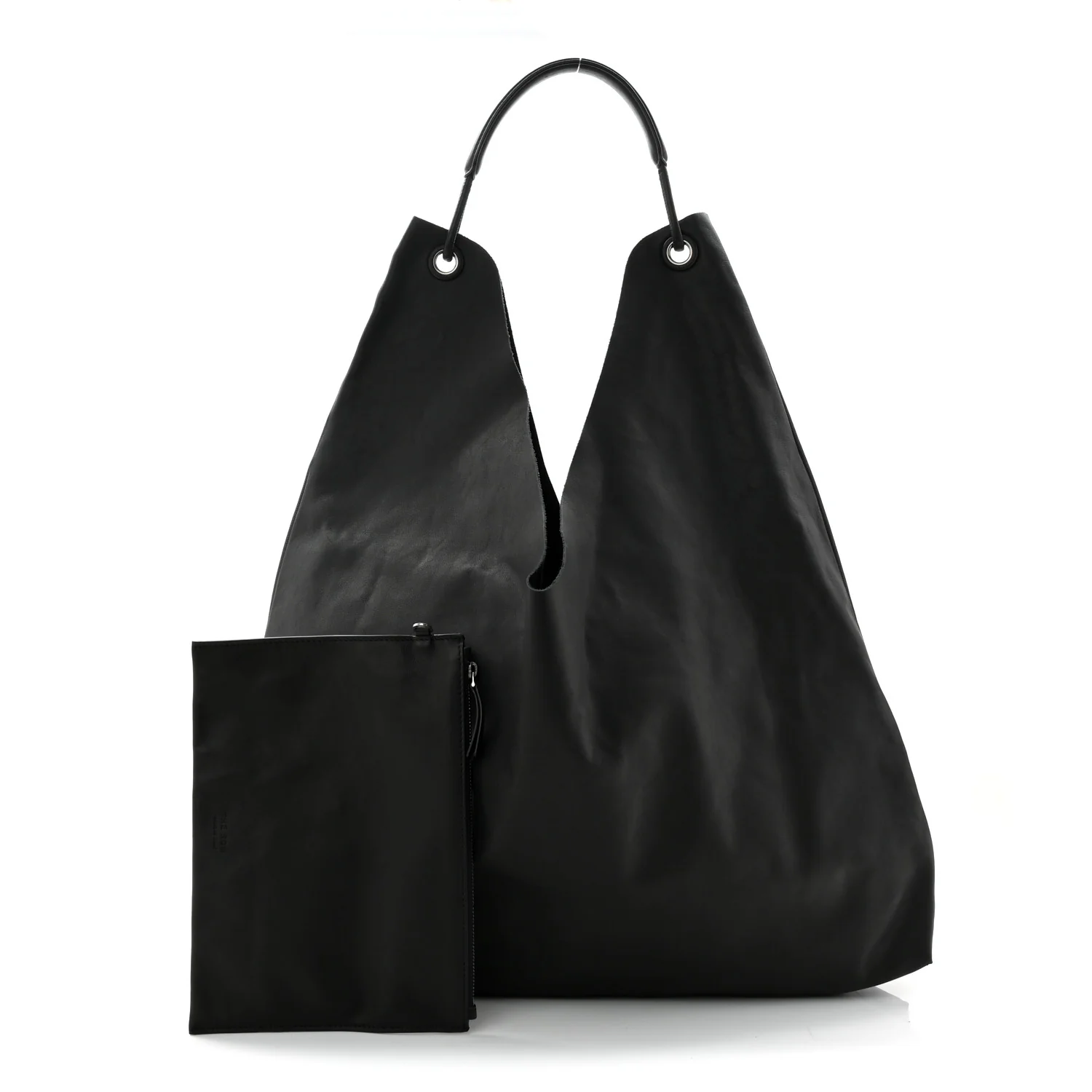 Lambskin Bindle Three Bag Black - Top Club