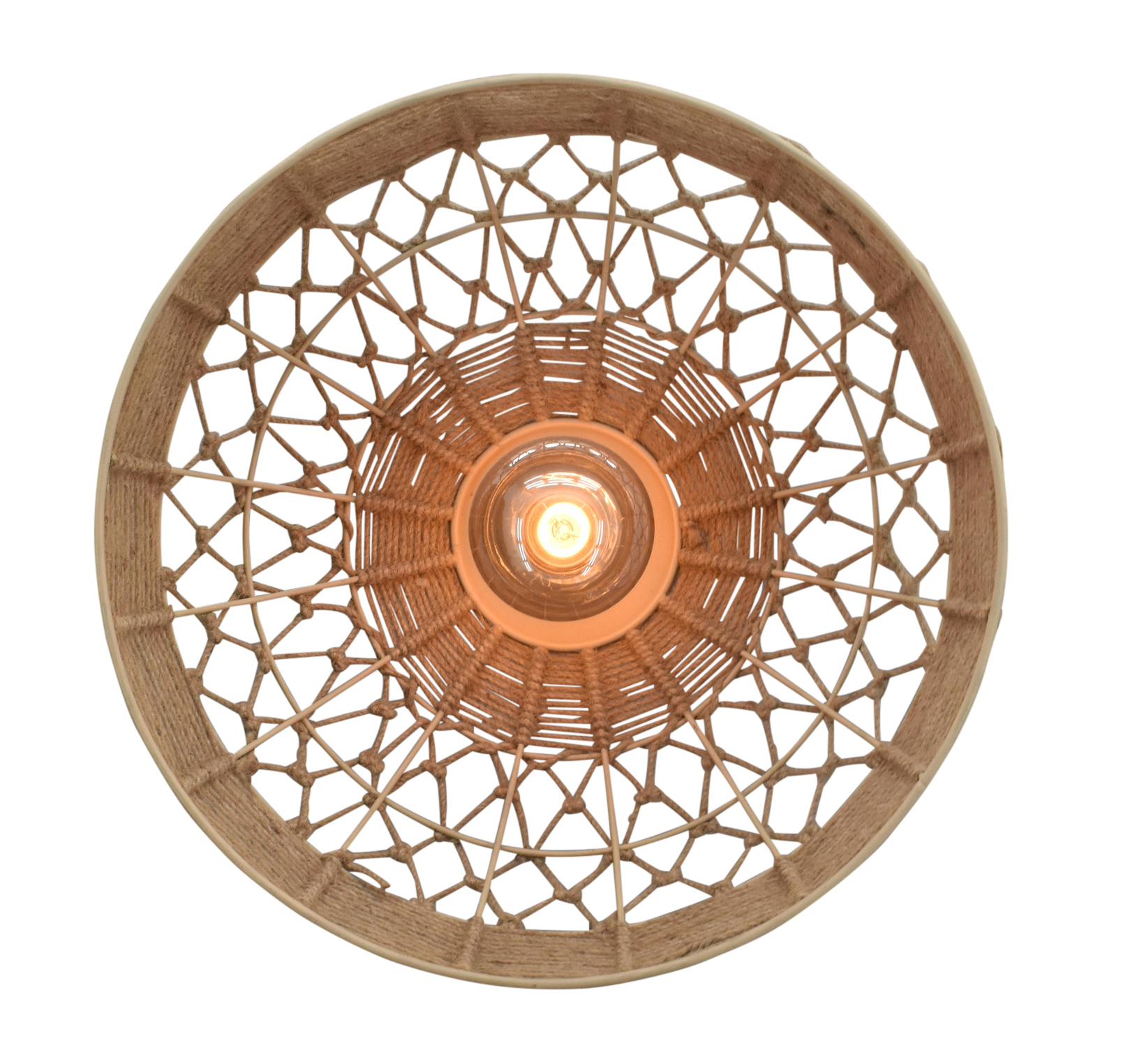 Wand / plafondlamp Noah medium naturel