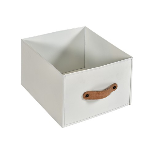 Ladebak Metal White 18x26x29cm