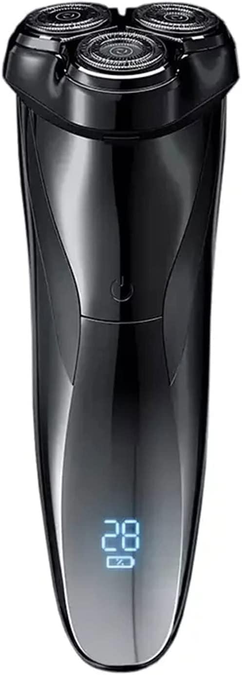 Rasoio ricaricabile intelligente, rasoio elettrico senza fili, impermeabile, kit per la toelettatura con display intelligente e blocco da viaggio, rasoi intelligenti anti-pizzicamento per bagno,