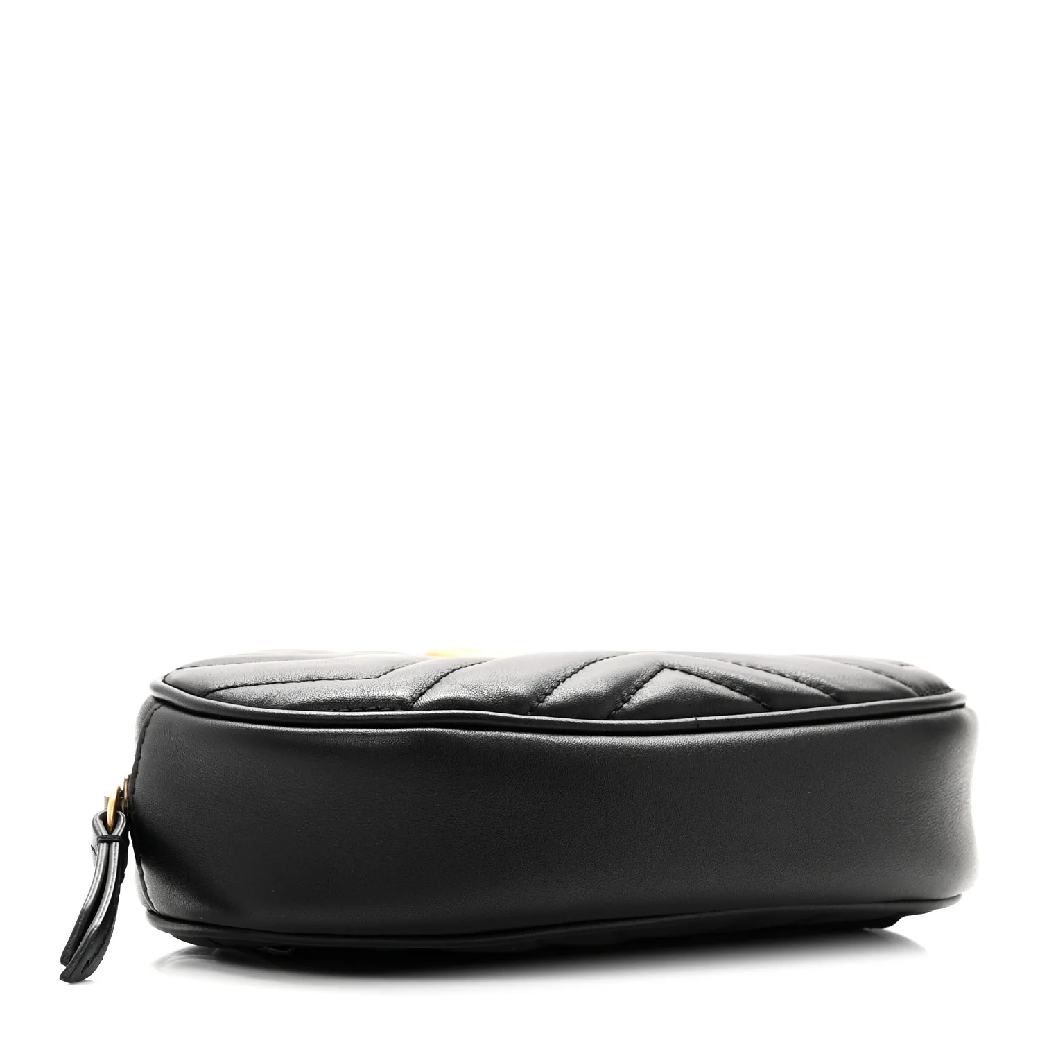 Calfskin Matelasse GG Marmont Belt Bag 85 34 Black - Top Club