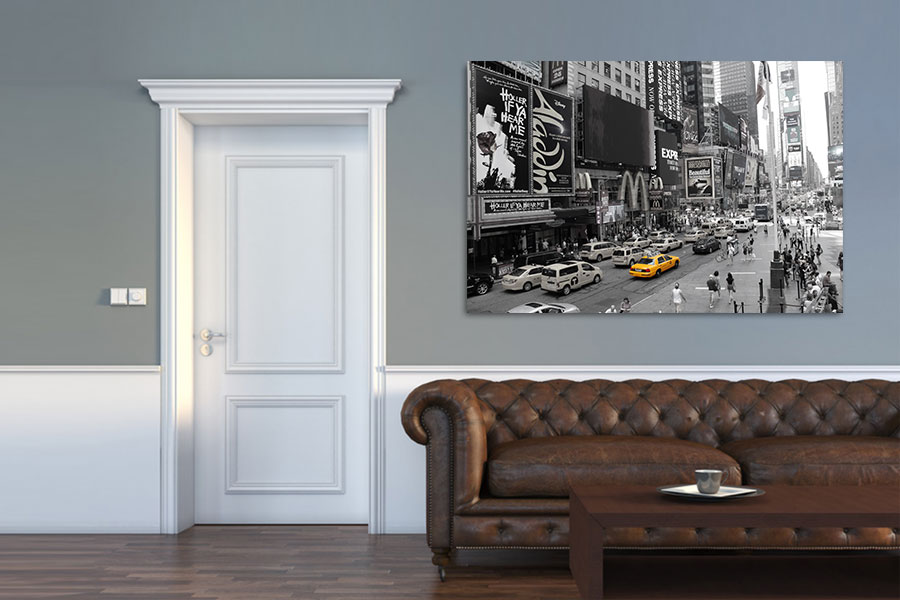 Canvas schilderij New York 200 x 100 cm