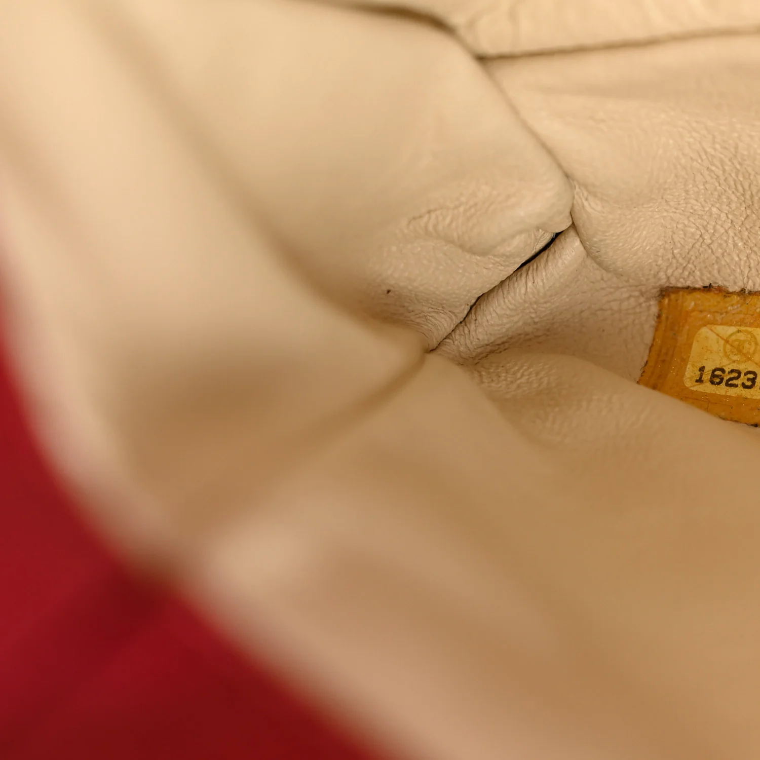 Glazed Calfskin Quilted Soft Boy Flap Red - Top Club