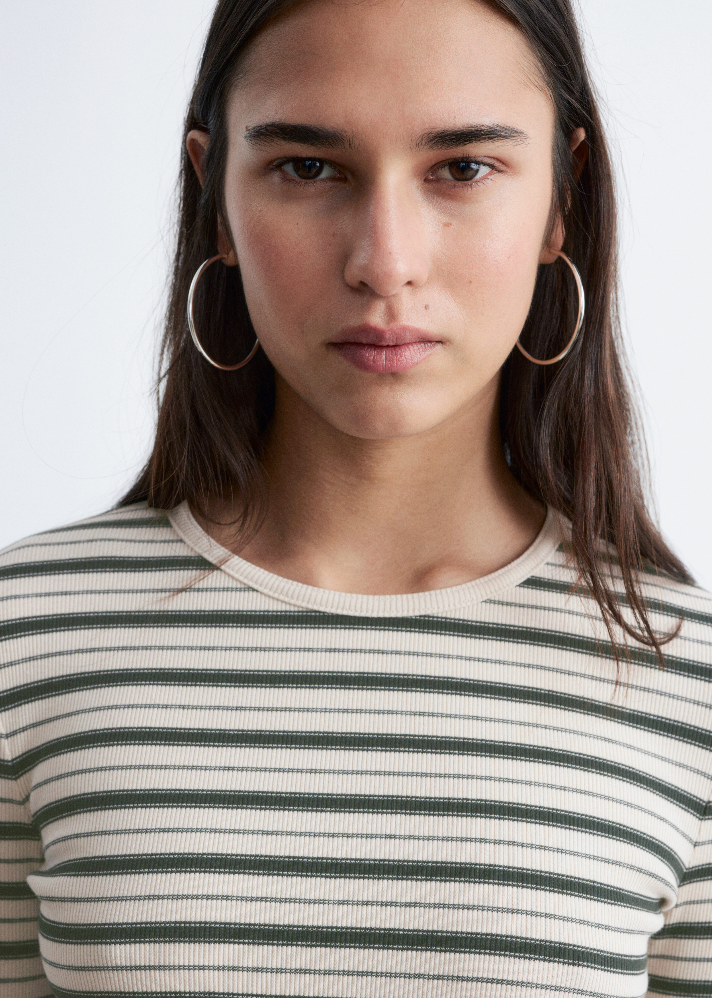 & Other Stories RIBBED LONG-SLEEVE TOP