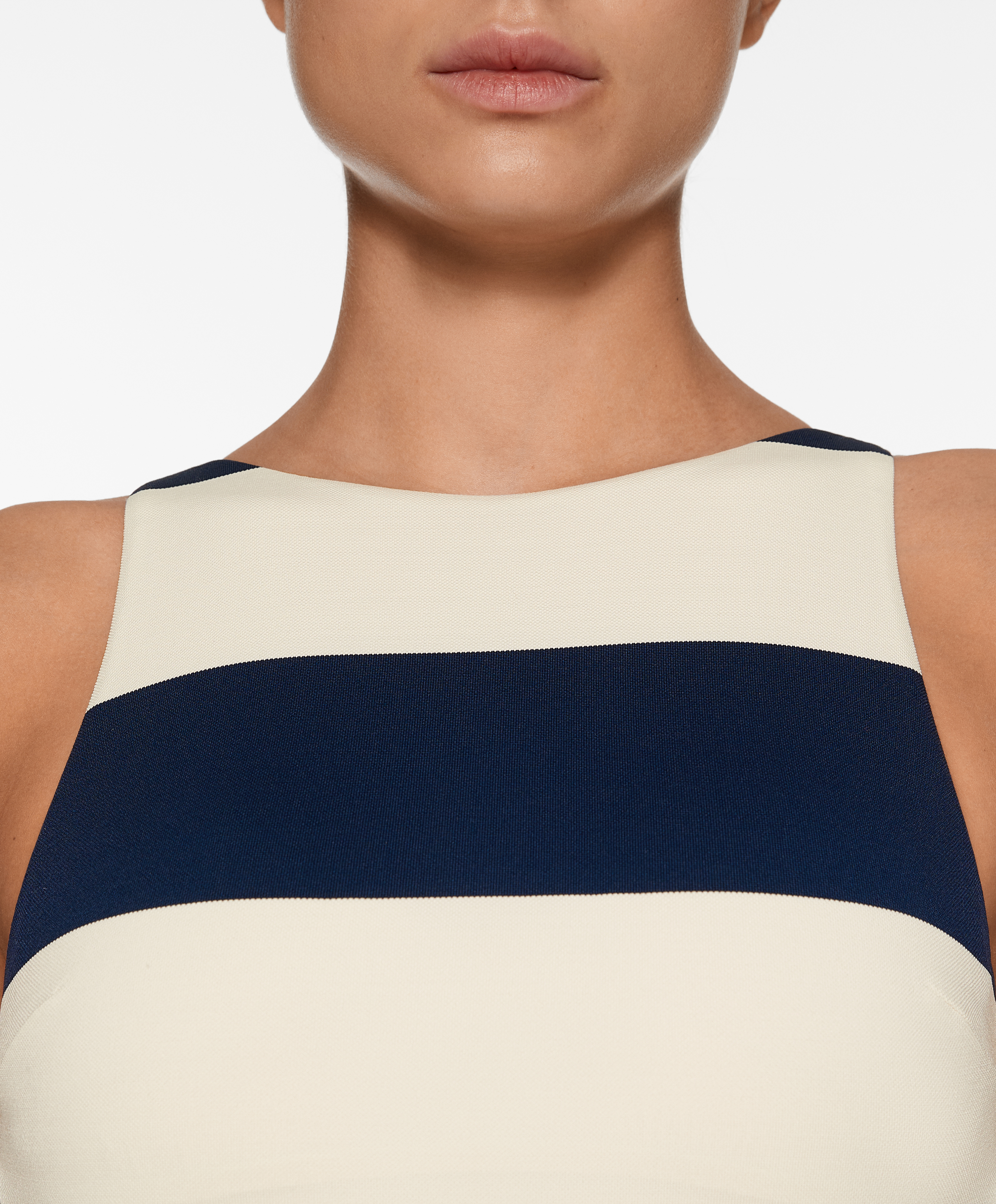 OYSHO Stripe halter swimsuit