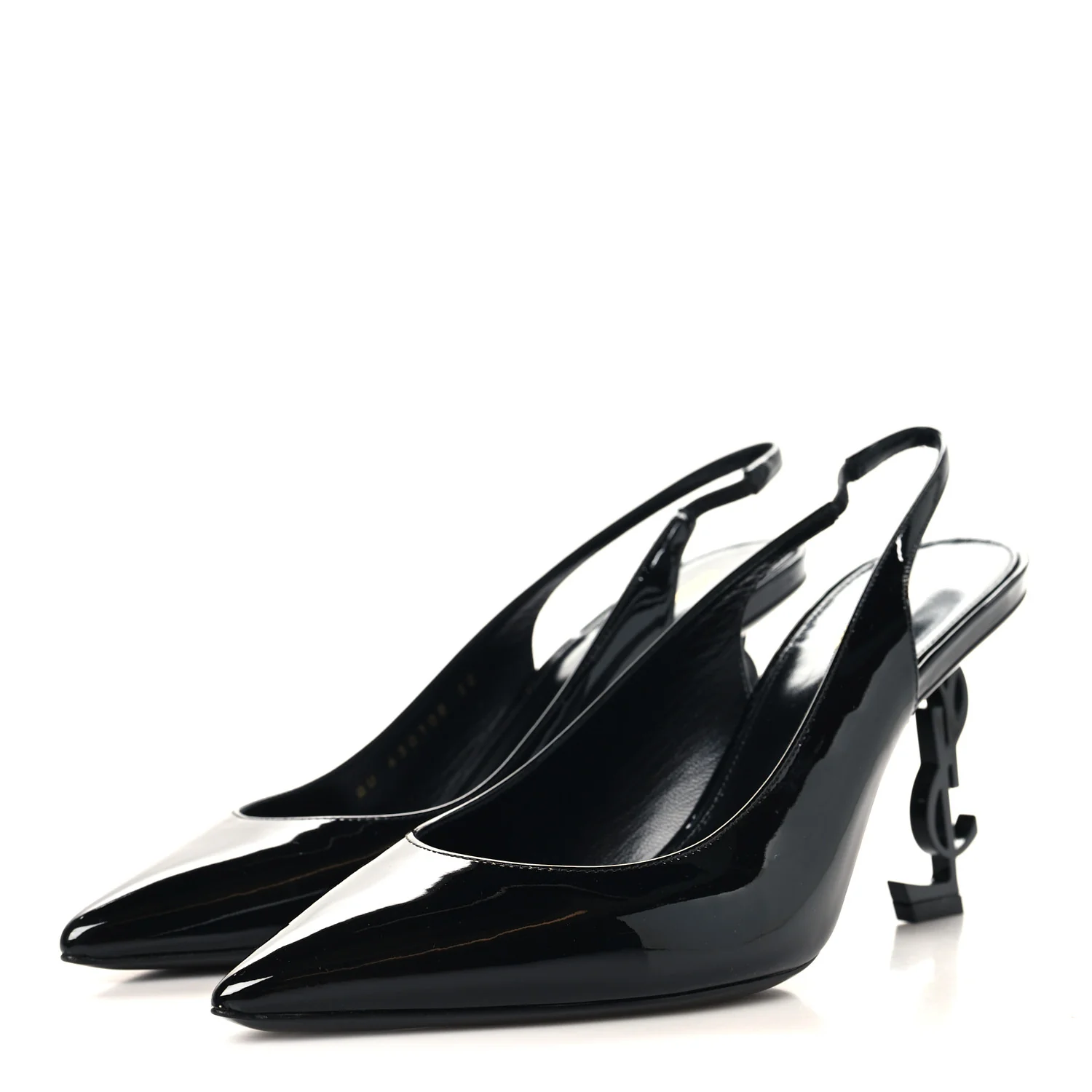 Patent Opyum 110 Slingback Pumps 38 Black - Top Club
