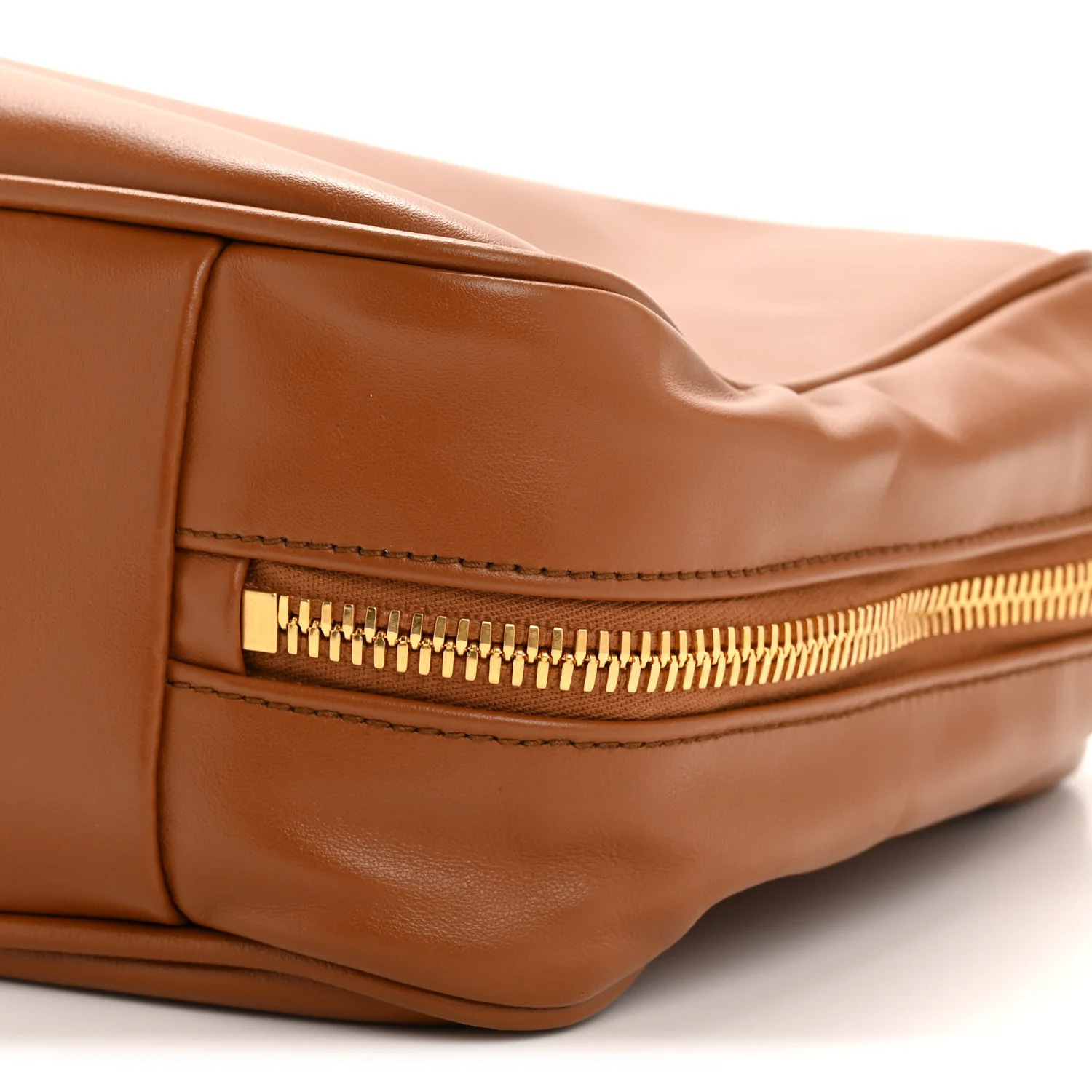Soft Calf Softy Large Beau Top Handle Bag Cognac - Top Club