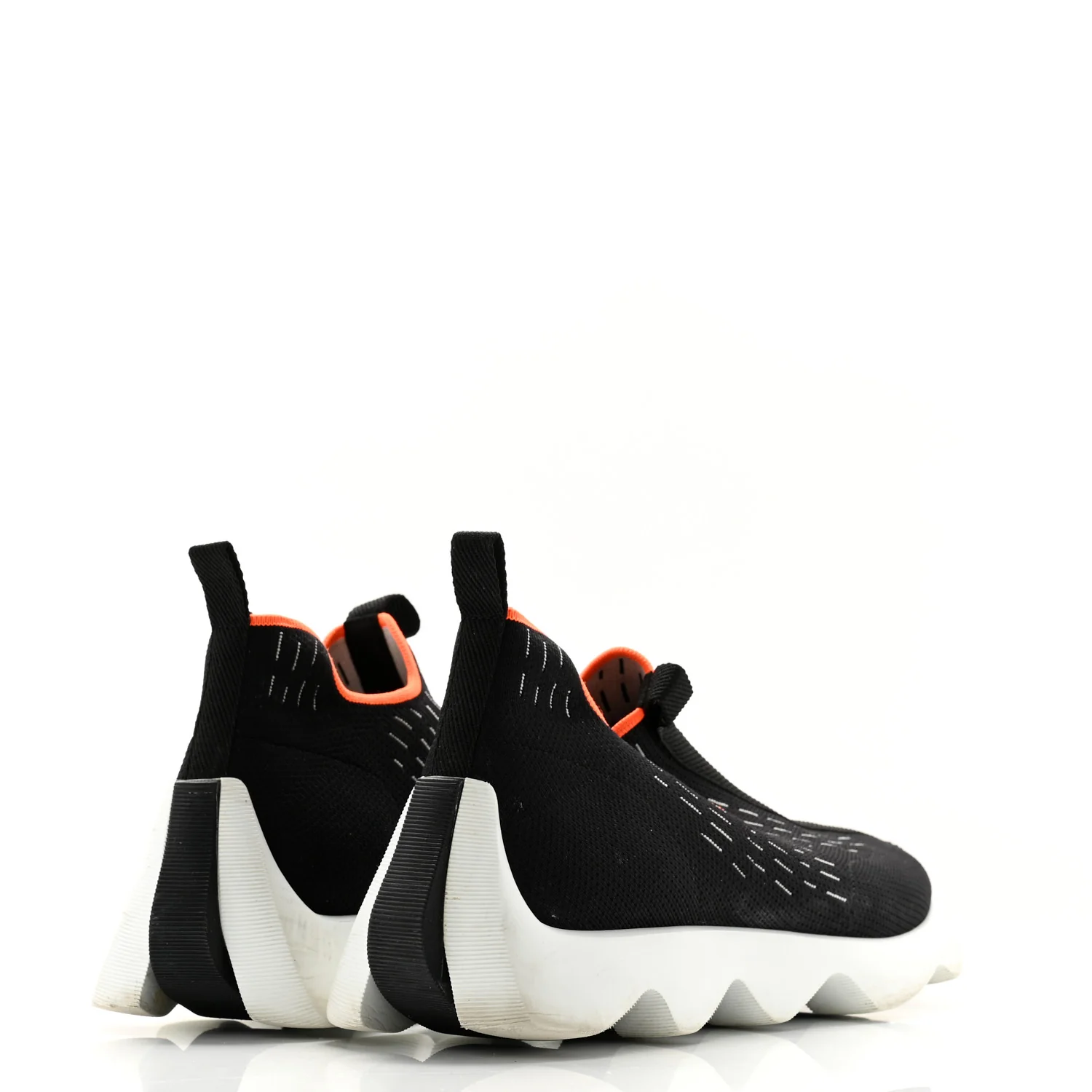 Technical Canvas Goatskin Mens Eclair Sneakers 40 Black - Top Club