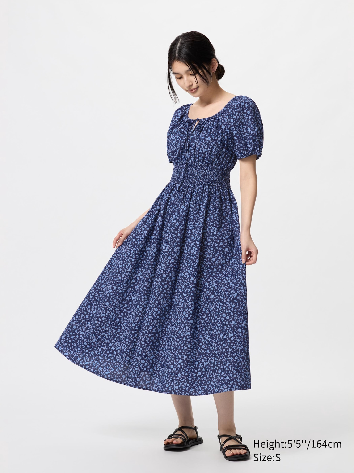 Volume Short Sleeve Dress