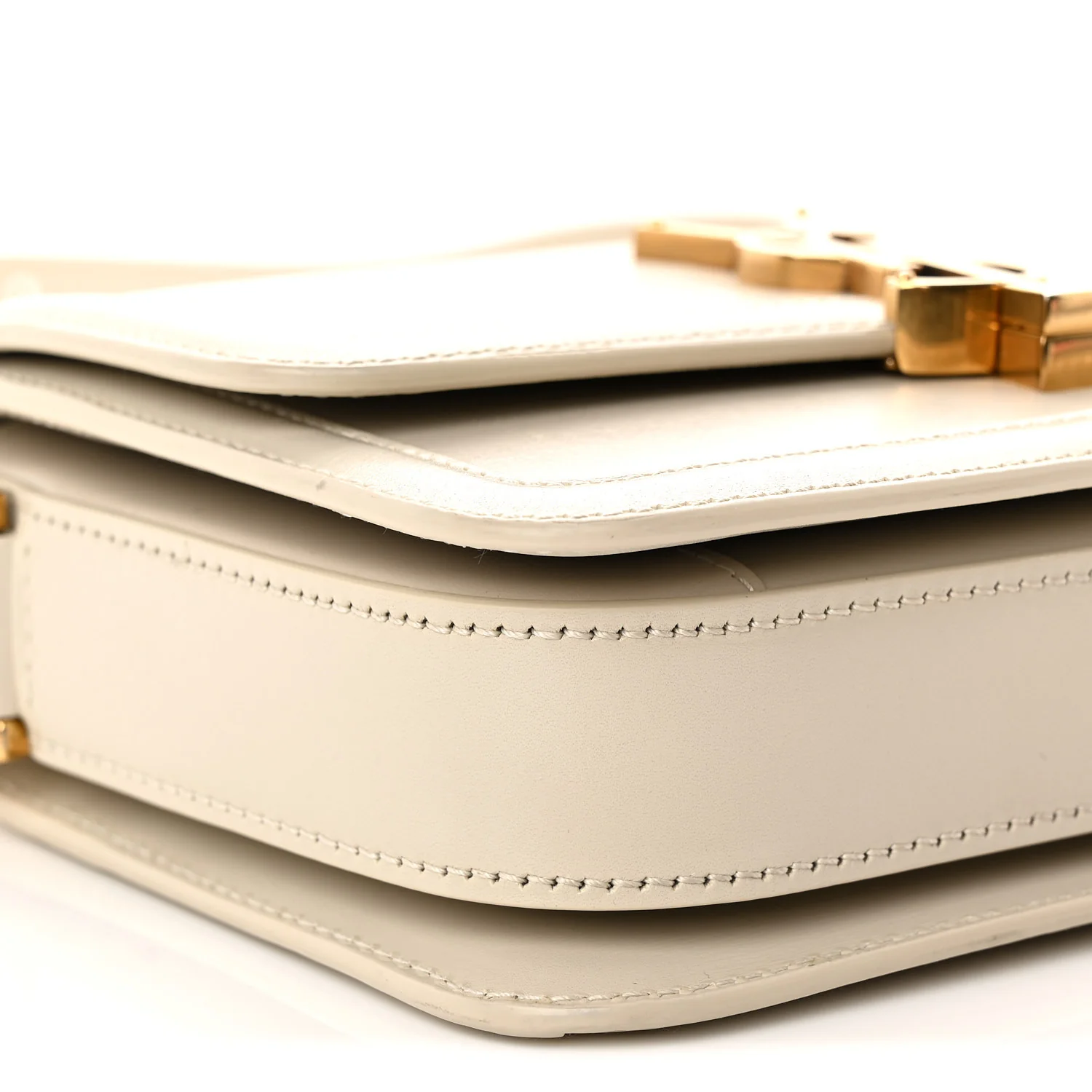 Smooth Calfskin Small Solferino Satchel Ivory - Top Club