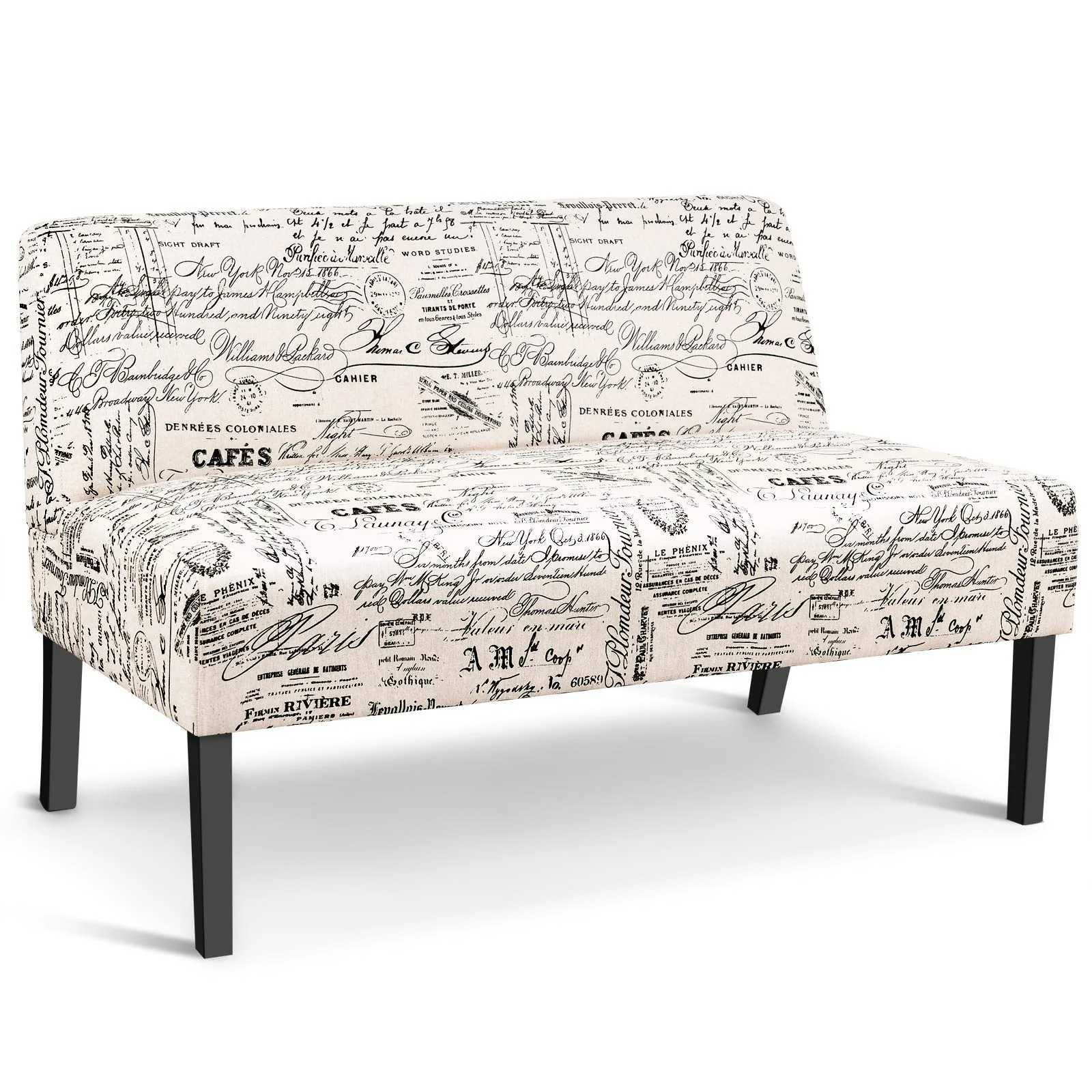 BEFOUNDLOVELY Loveseat Modern Sofa Chair without Arm for Living Room