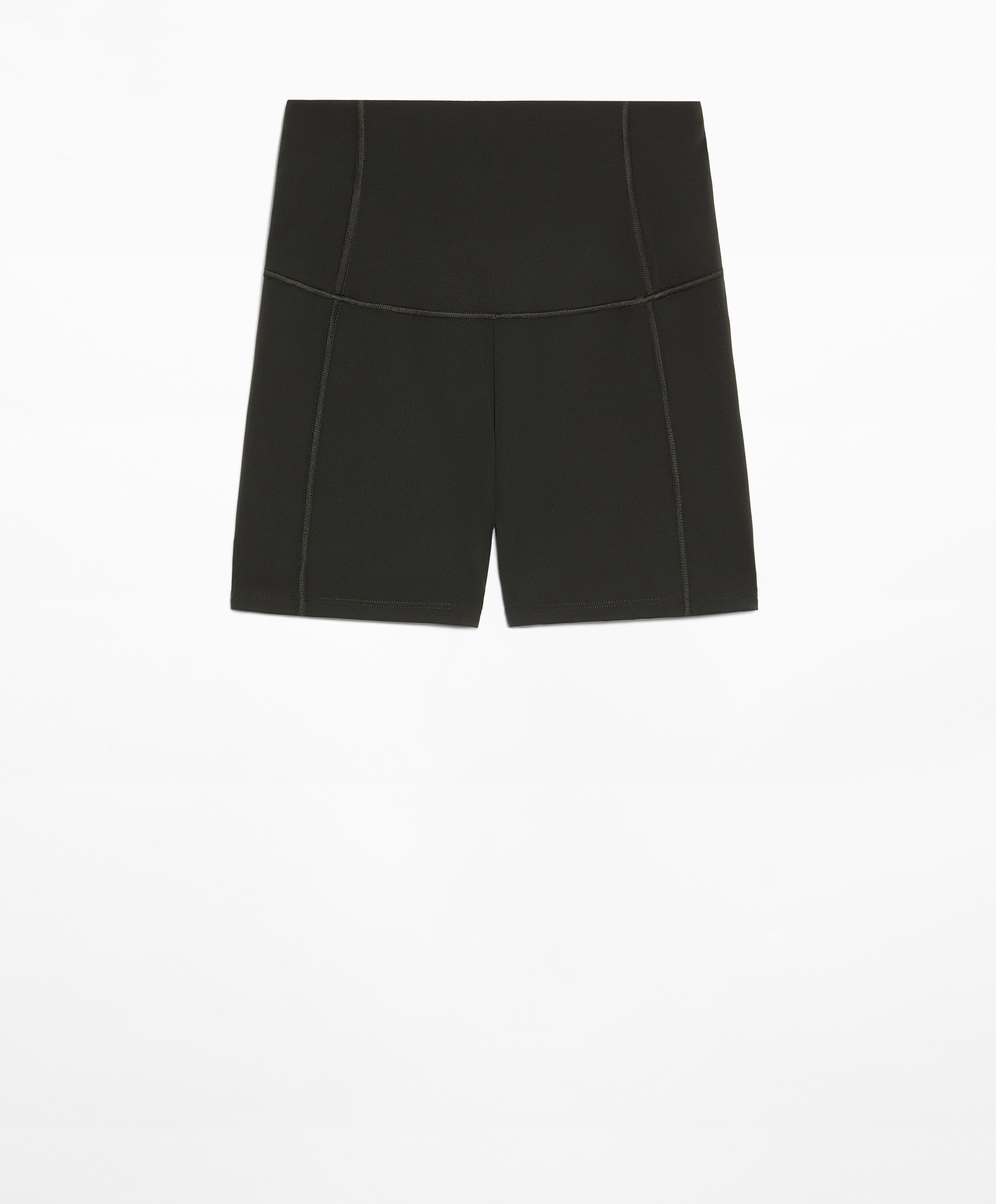 OYSHO Comfortlux super-high-rise 10cm hot pants with overlocking detail