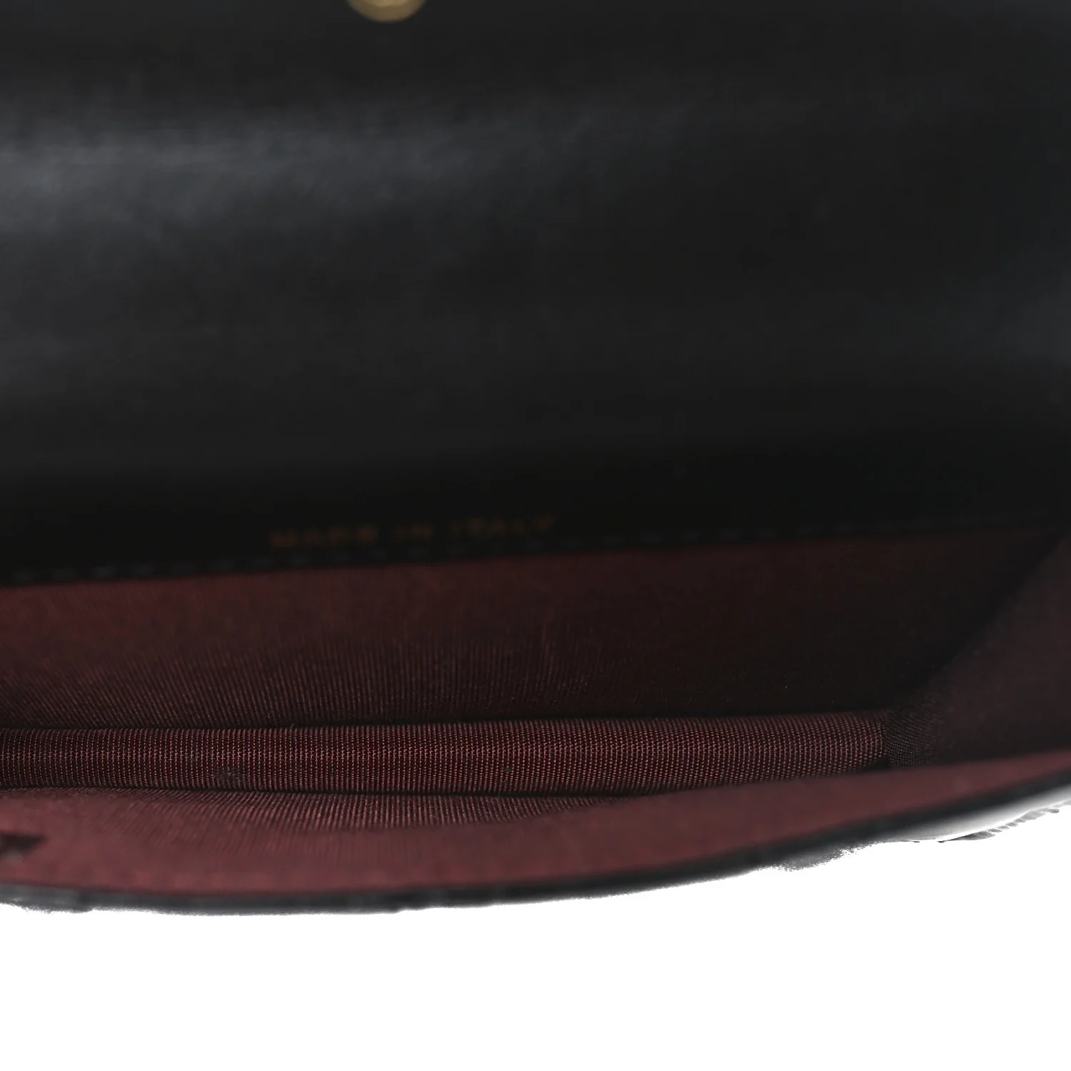 Calfskin Quilted Perfect Fit Coin Purse With Chain Black - Top Club
