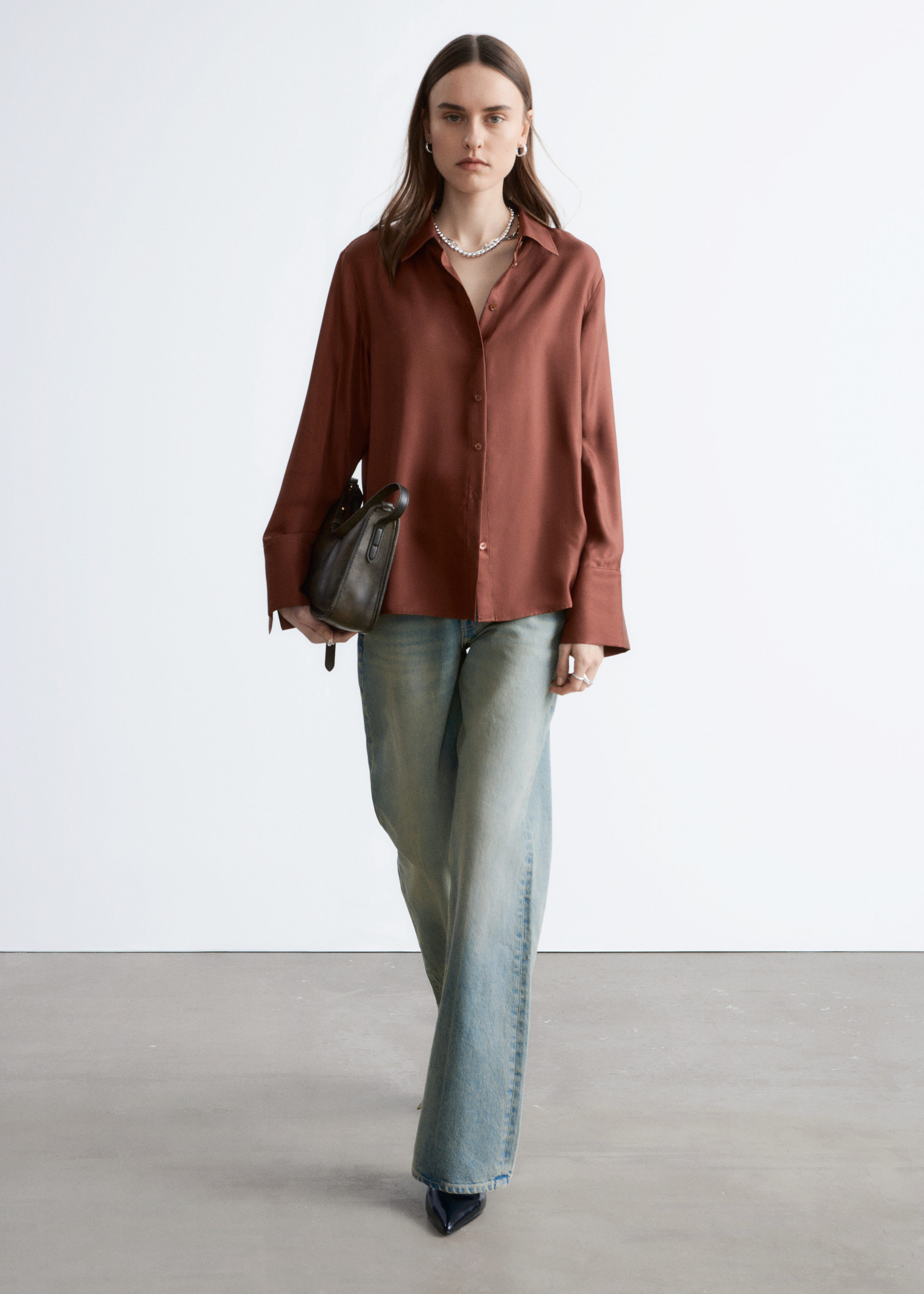 & Other Stories RELAXED SILK SHIRT