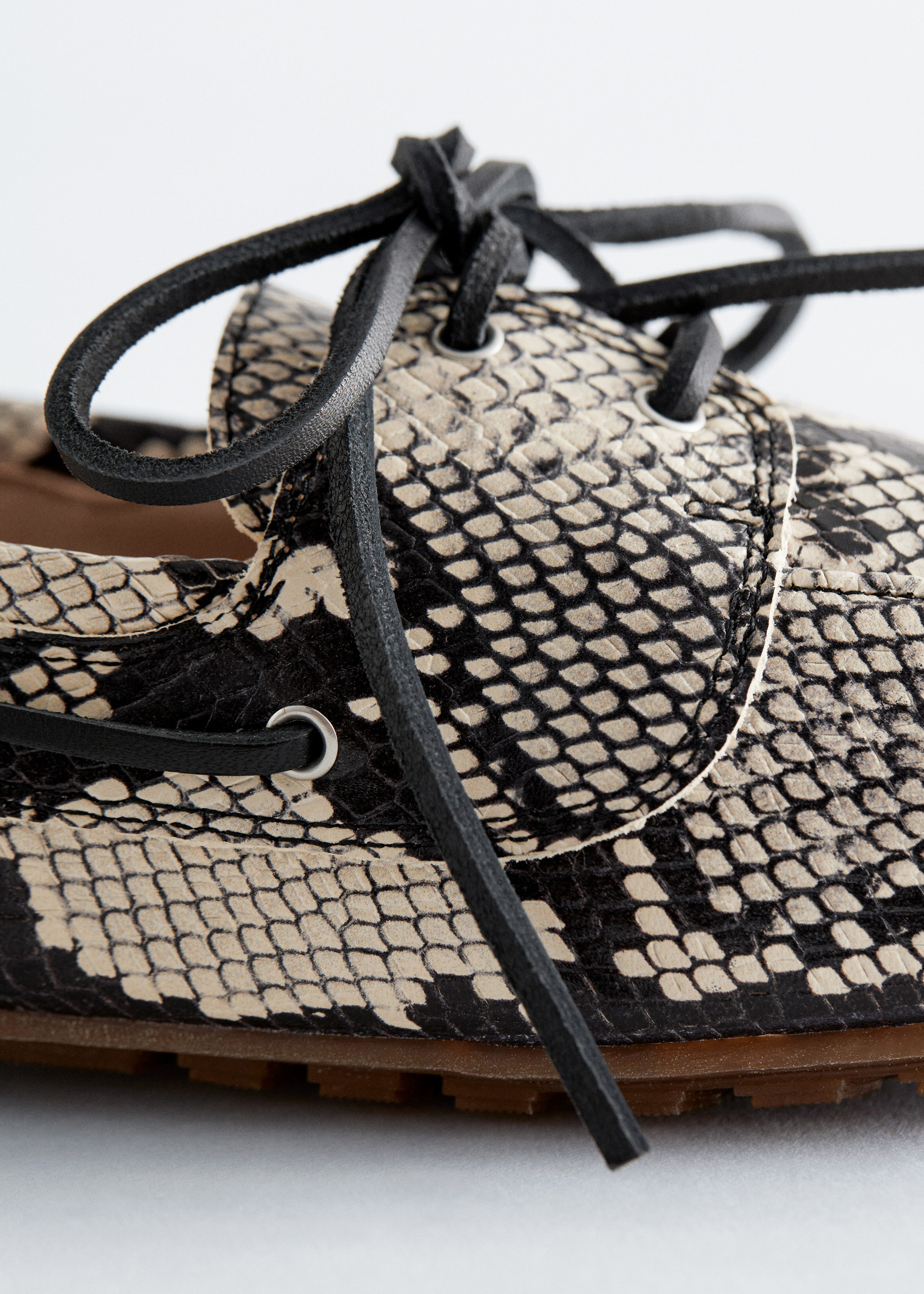 & Other Stories LEATHER BOAT SHOES