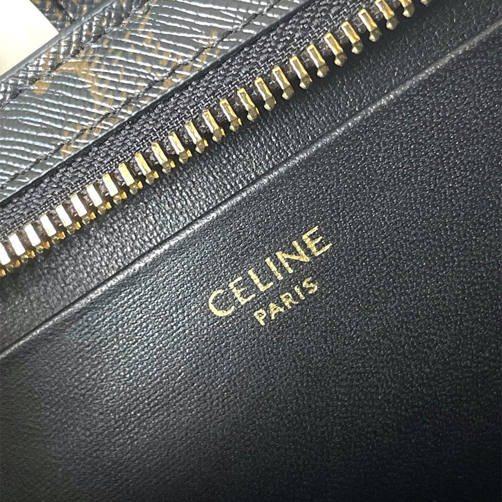 Celine TINA SHOULDER BAG IN Triomphe canvas - Top Club
