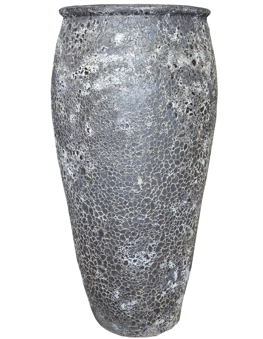Plantenpot Panarea relic black Ø58 x H120 cm