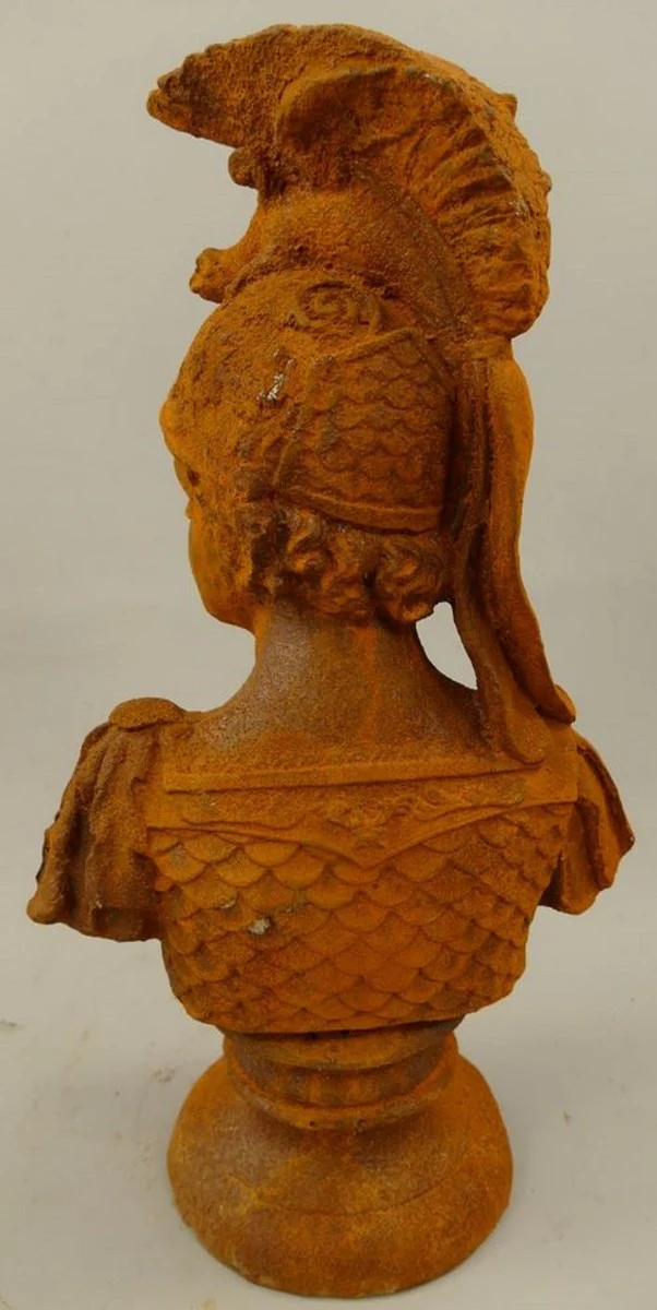 Art Nouveau decorative bust knight rust 27 x 16 x H. 47 cm - cast iron sculpture - cast iron figure - decorative sculpture - decorative figure - garden decorative accessories