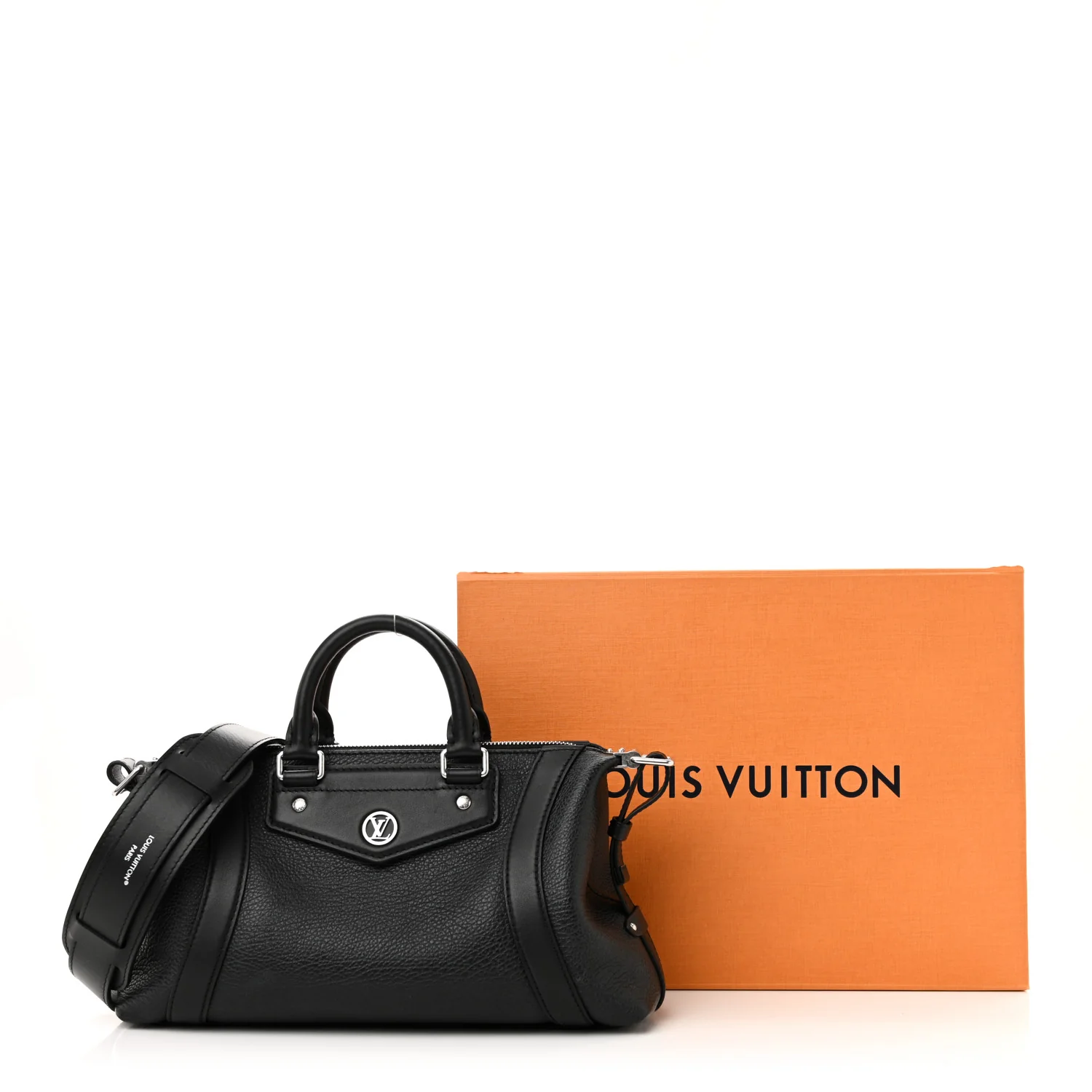 Pixel Lambskin LV Biker PM Black - Top Club
