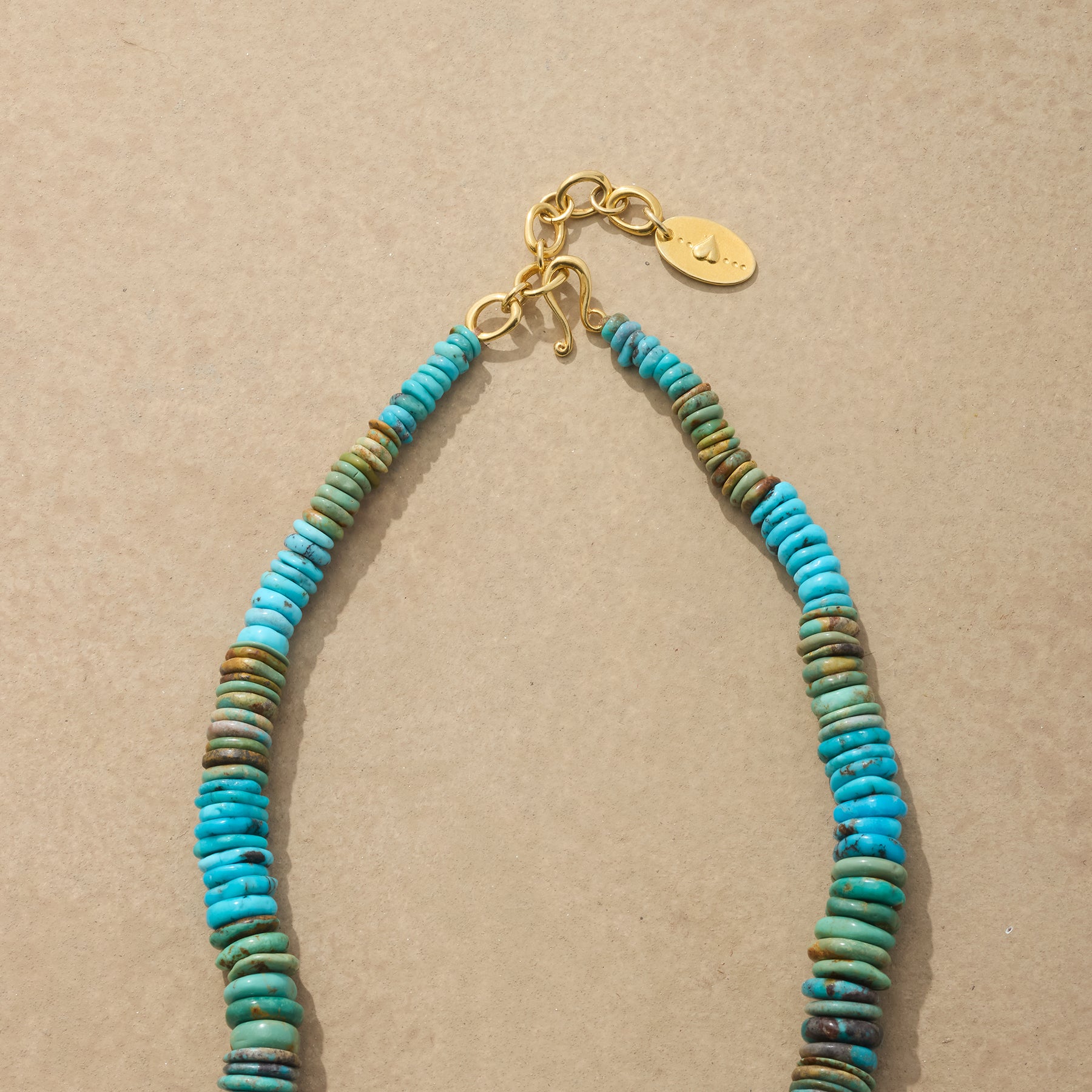 Turquoise Disk Necklace - Sundance Living