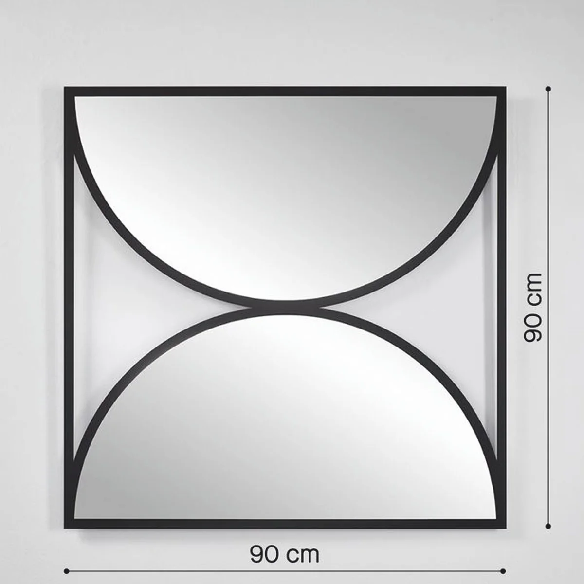 Luxury wall mirror black 90 cm - luxury furniture
