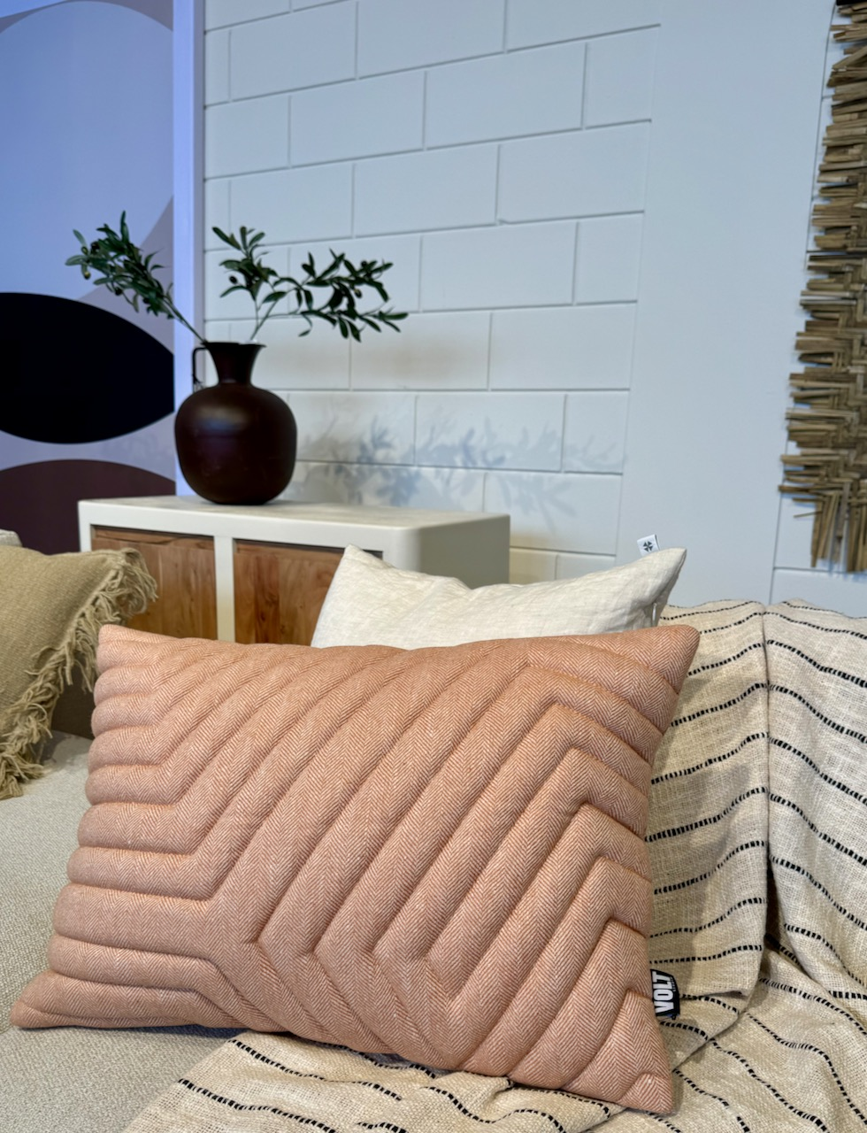 CUSHION NEW MAZE HERRING ORANGE