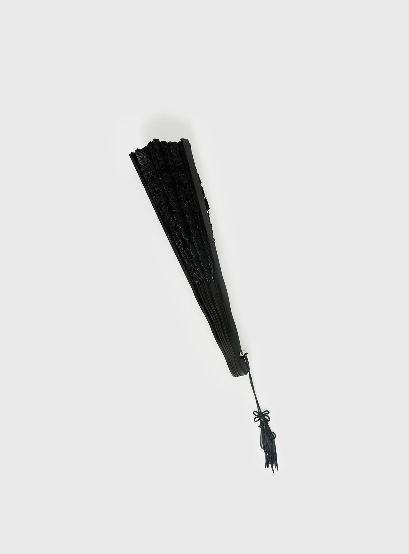 Bossa Nova Lace Fan Black