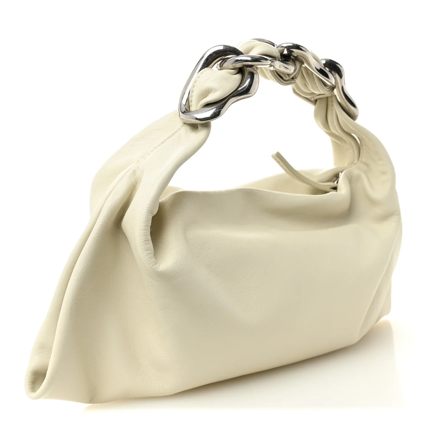 Calfskin Mini Swan Chain Shoulder Bag Almond - Top Club