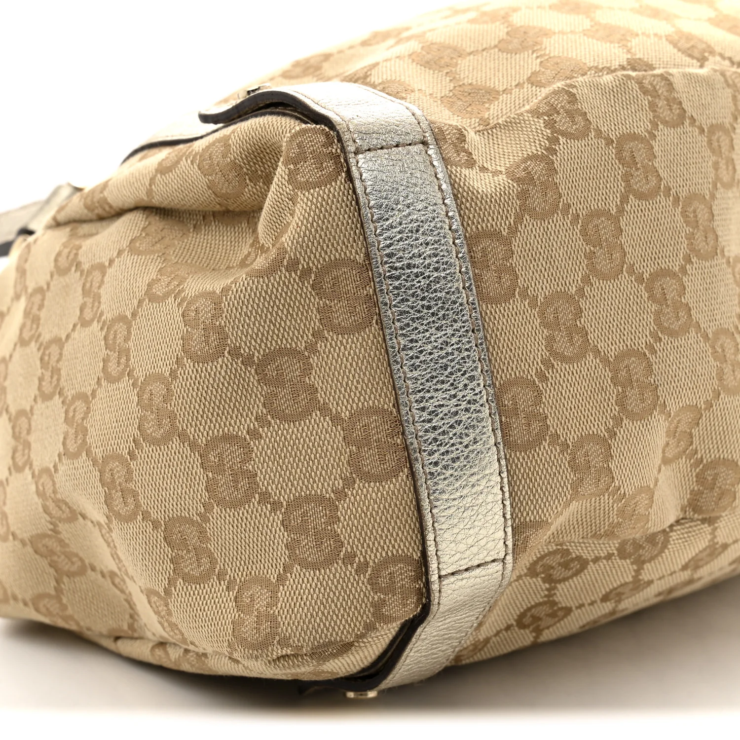 Monogram Medium Abbey Shoulder Bag Gold - Top Club