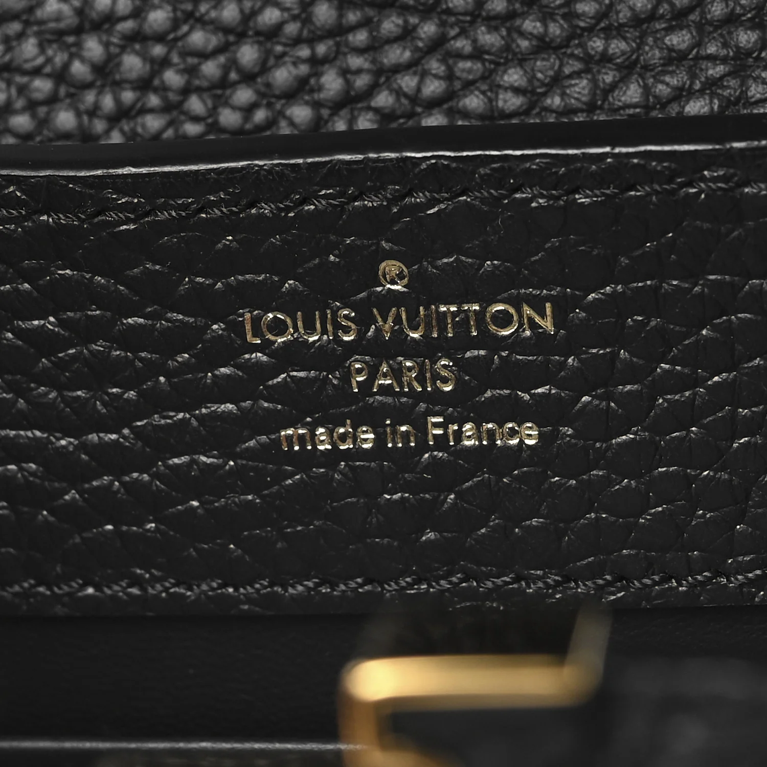 Taurillon Mini Capucines Black - Top Club