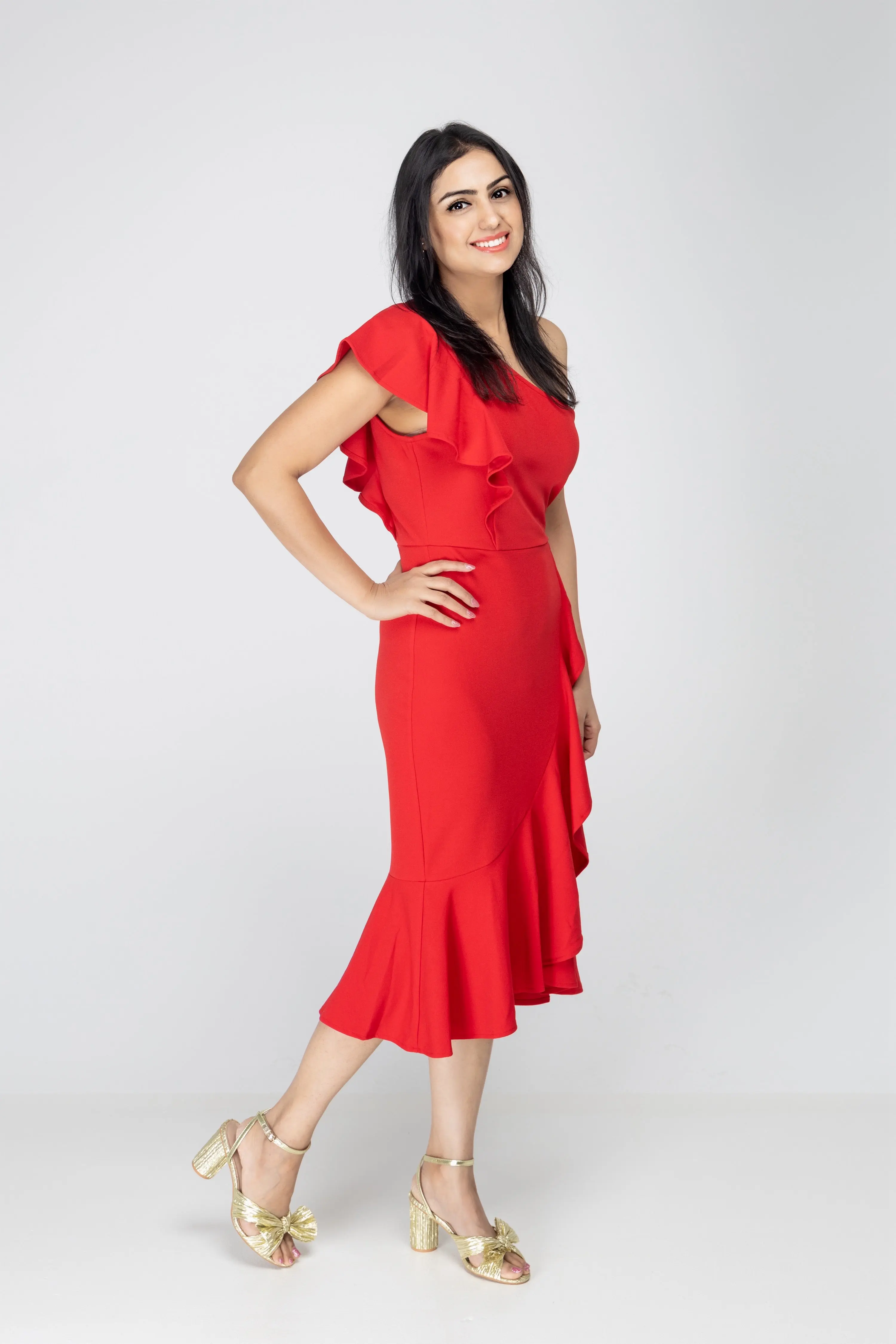 Midi Dress - ALJEGJ