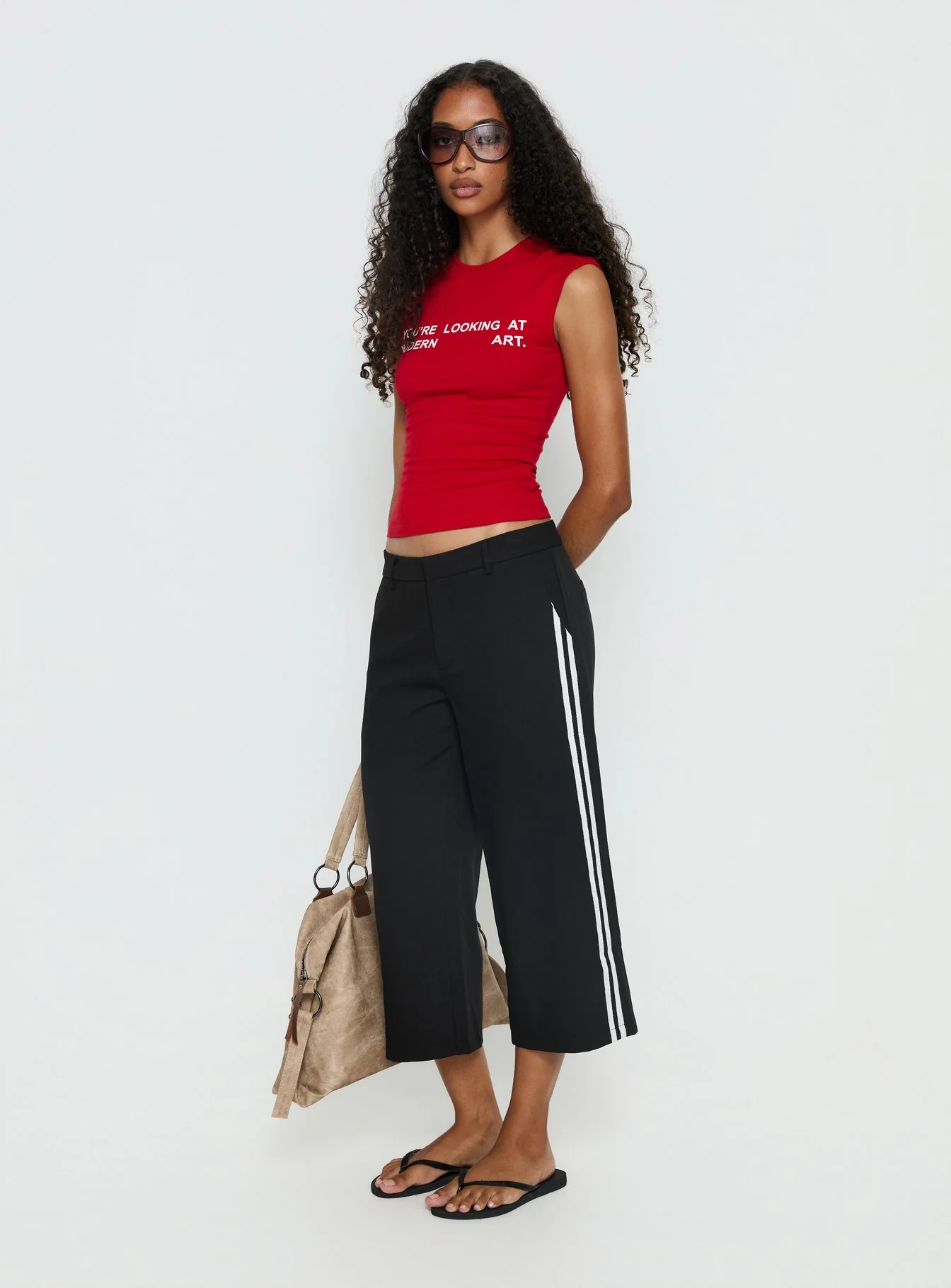 Genesis Capri Pants Noir